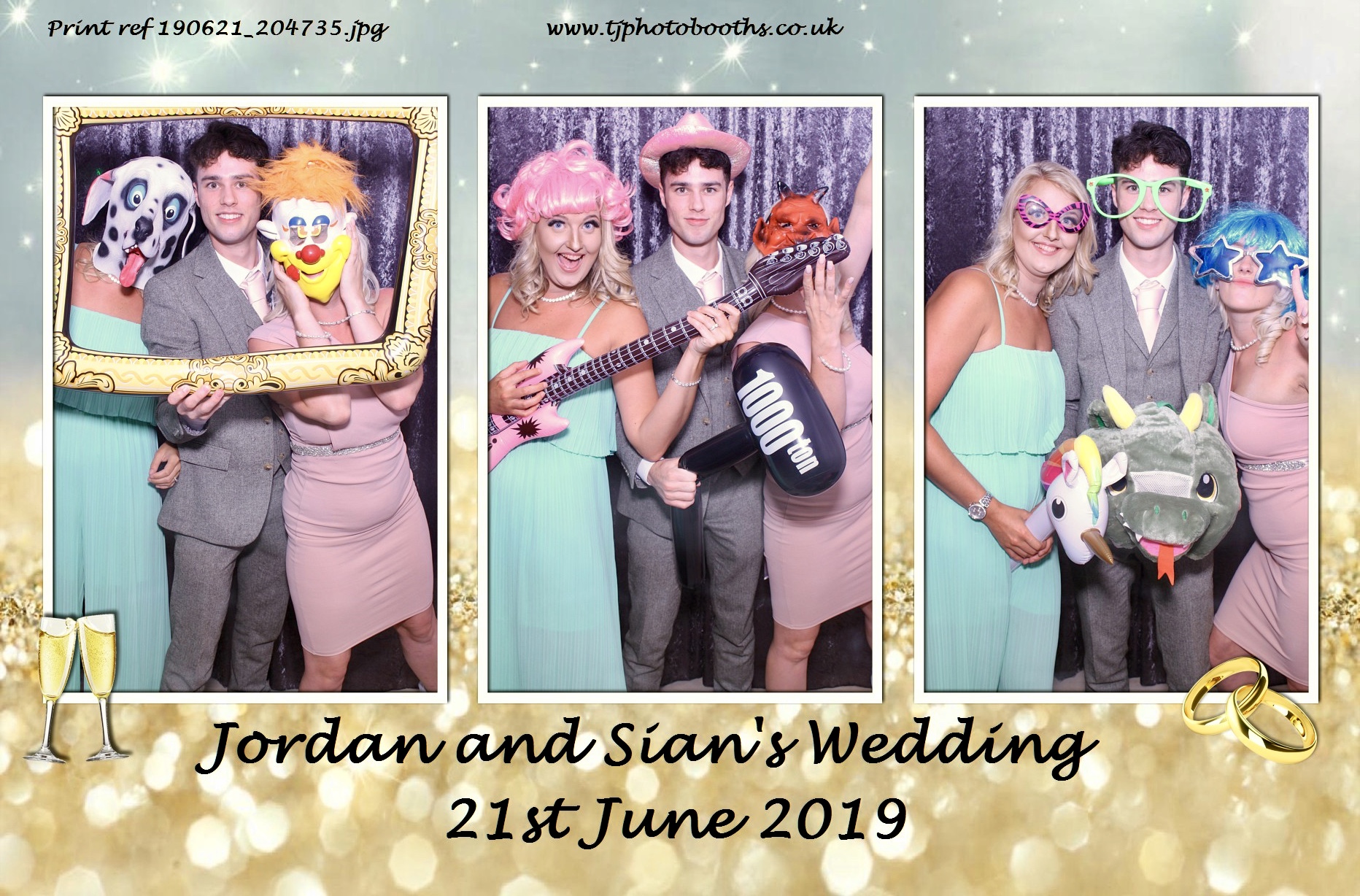 Jordan & Sian's Wedding  | View more photos from the event at gallery.tjphotobooths.co.uk/u/TJPhotobooths/Jordan-Sians-Wedding