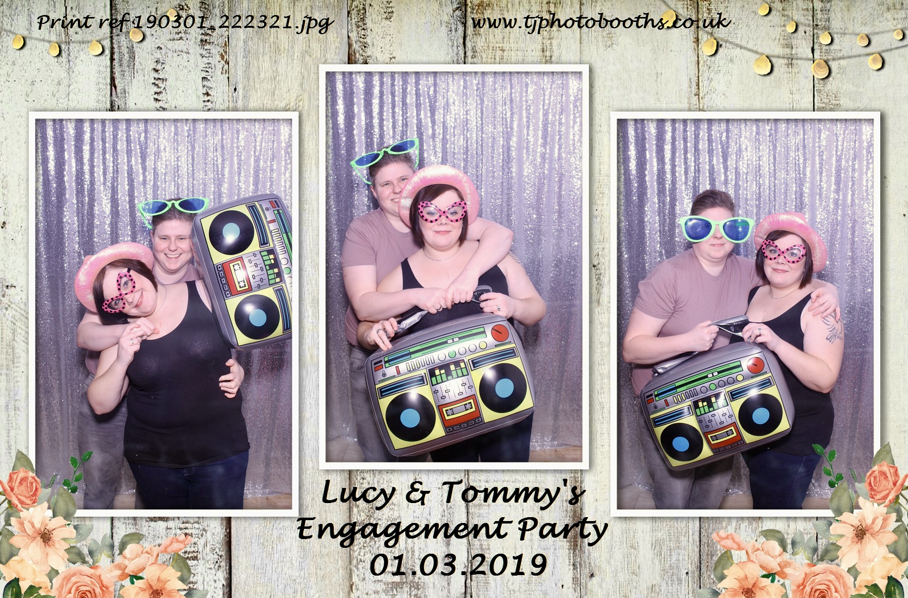 Lucy & Tommy's Engagement Party | View more photos from the event at gallery.tjphotobooths.co.uk/u/TJPhotobooths/Lucy-Tommys-Engagement-Party