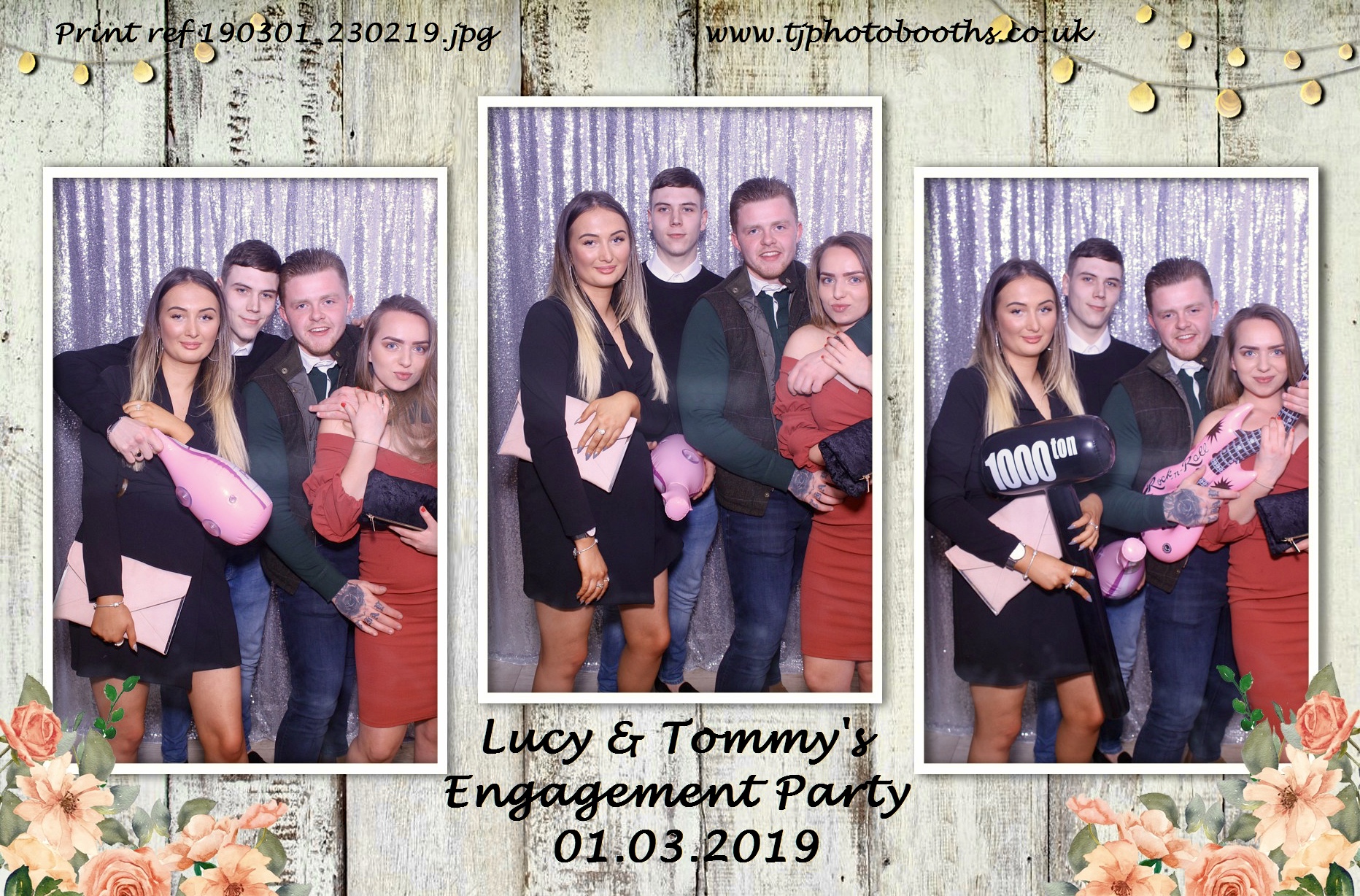 Lucy & Tommy's Engagement Party | View more photos from the event at gallery.tjphotobooths.co.uk/u/TJPhotobooths/Lucy-Tommys-Engagement-Party