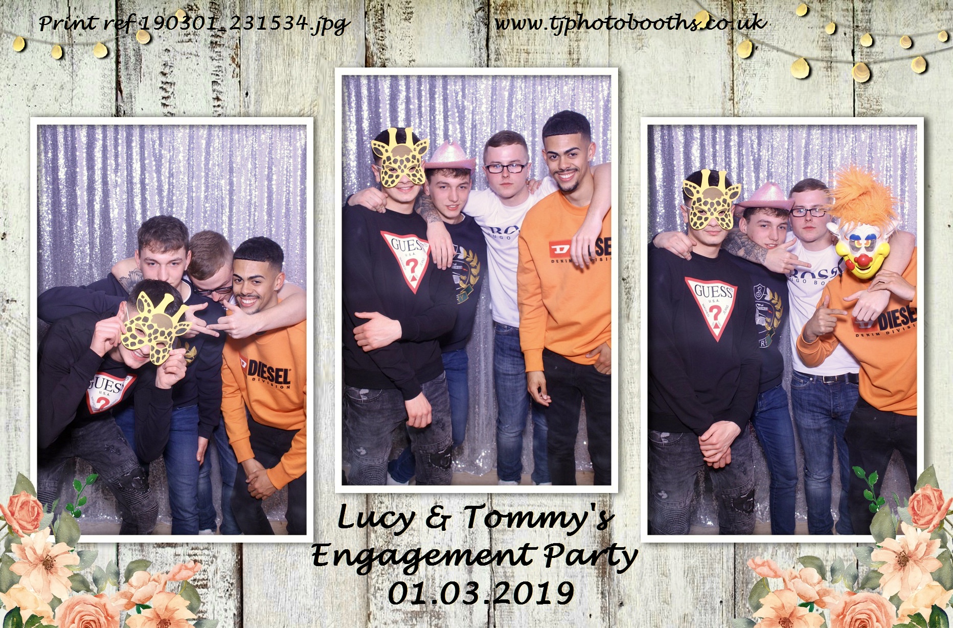 Lucy & Tommy's Engagement Party | View more photos from the event at gallery.tjphotobooths.co.uk/u/TJPhotobooths/Lucy-Tommys-Engagement-Party