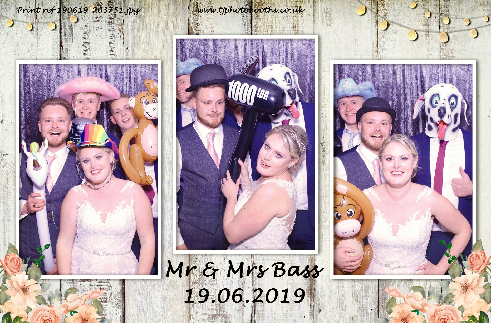 Mr & Mrs Bass 19.06.2019 | View more photos from the event at gallery.tjphotobooths.co.uk/u/TJPhotobooths/Mr-Mrs-Bass-19062019