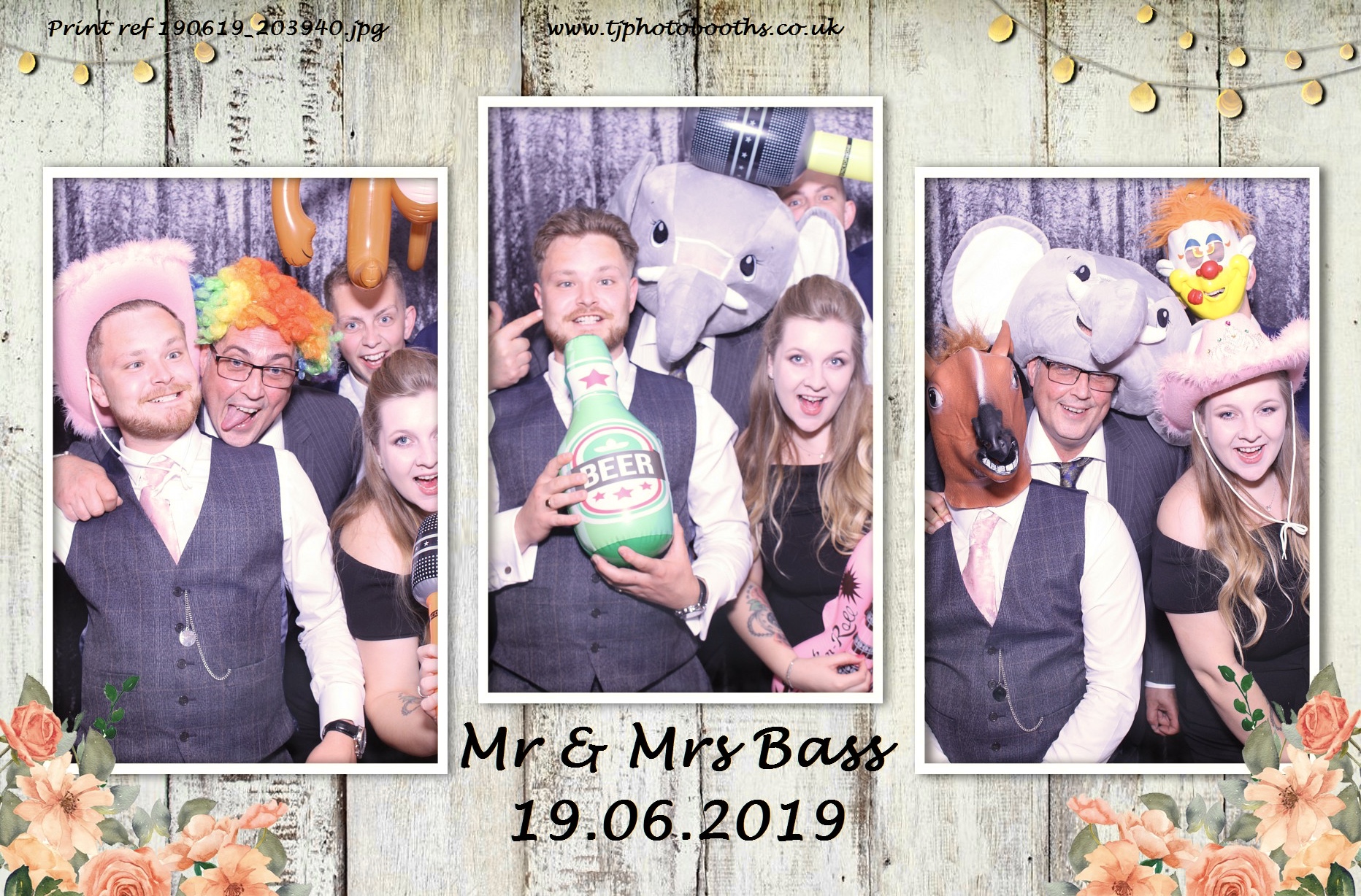 Mr & Mrs Bass 19.06.2019 | View more photos from the event at gallery.tjphotobooths.co.uk/u/TJPhotobooths/Mr-Mrs-Bass-19062019
