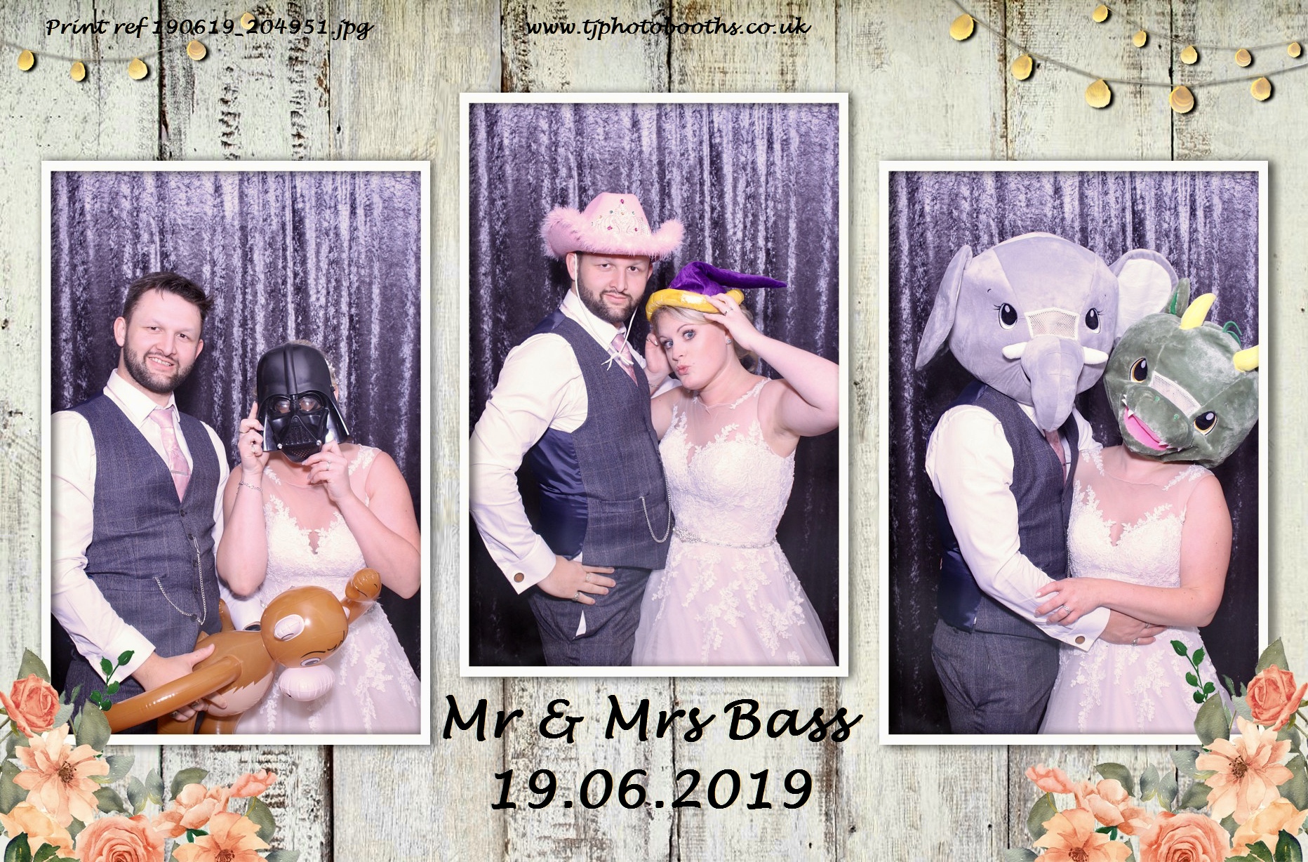 Mr & Mrs Bass 19.06.2019 | View more photos from the event at gallery.tjphotobooths.co.uk/u/TJPhotobooths/Mr-Mrs-Bass-19062019