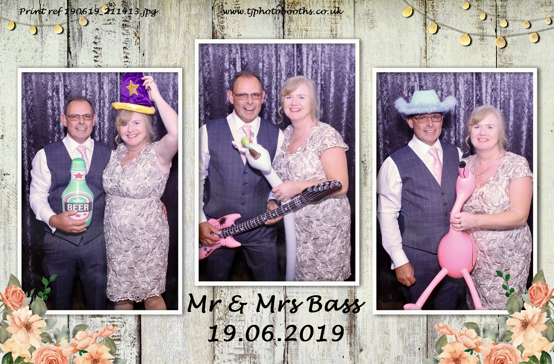 Mr & Mrs Bass 19.06.2019 | View more photos from the event at gallery.tjphotobooths.co.uk/u/TJPhotobooths/Mr-Mrs-Bass-19062019