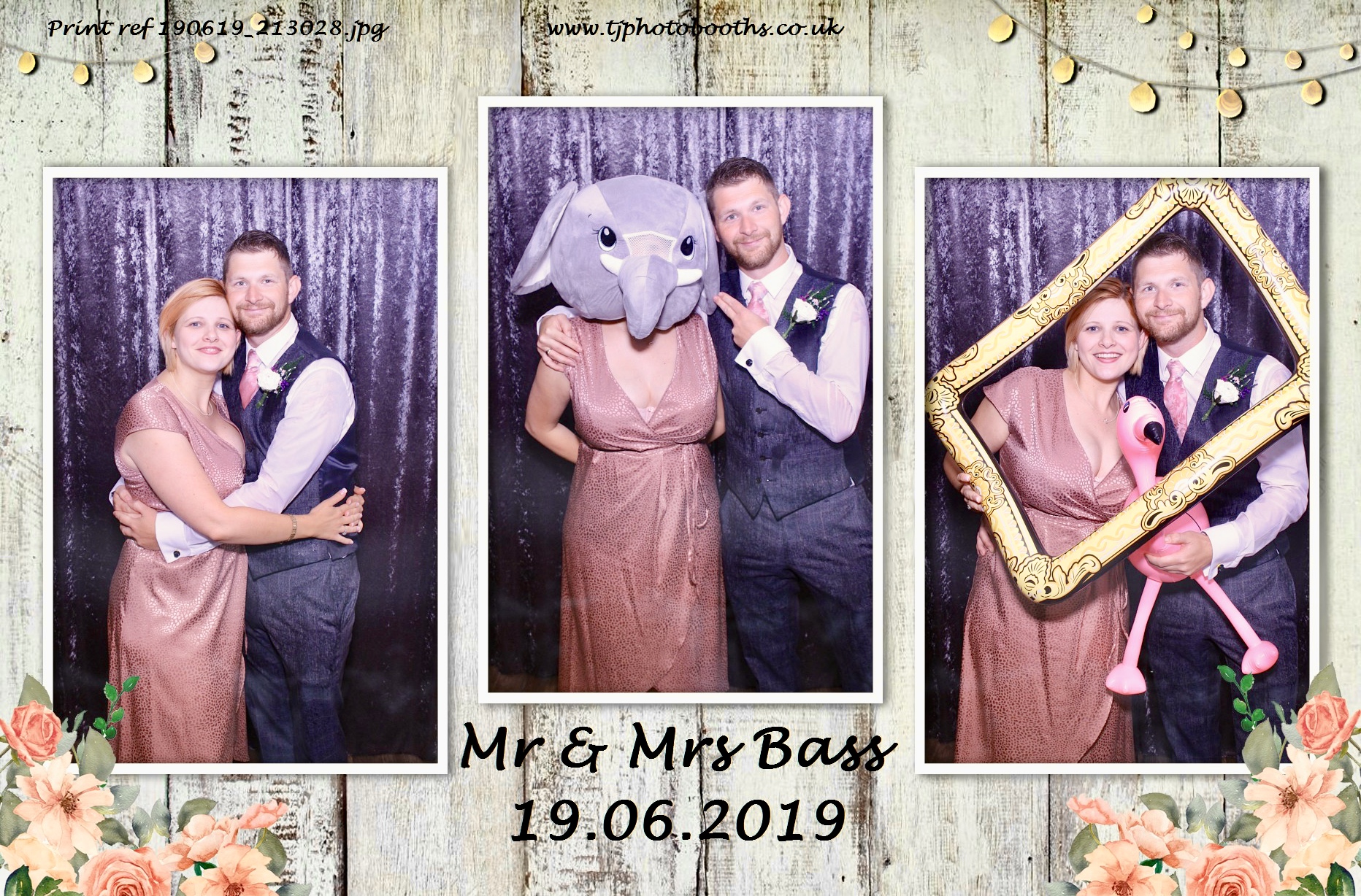 Mr & Mrs Bass 19.06.2019 | View more photos from the event at gallery.tjphotobooths.co.uk/u/TJPhotobooths/Mr-Mrs-Bass-19062019