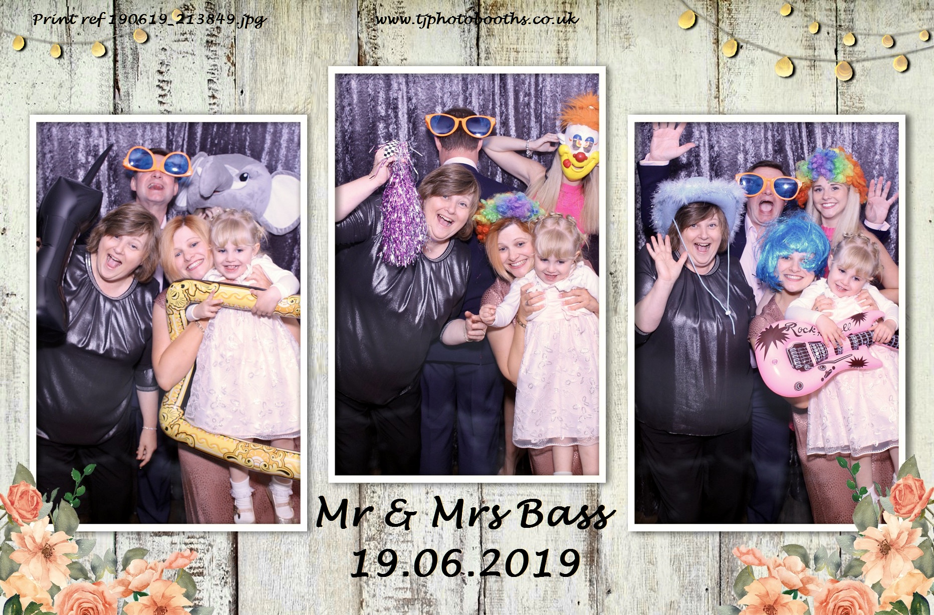 Mr & Mrs Bass 19.06.2019 | View more photos from the event at gallery.tjphotobooths.co.uk/u/TJPhotobooths/Mr-Mrs-Bass-19062019