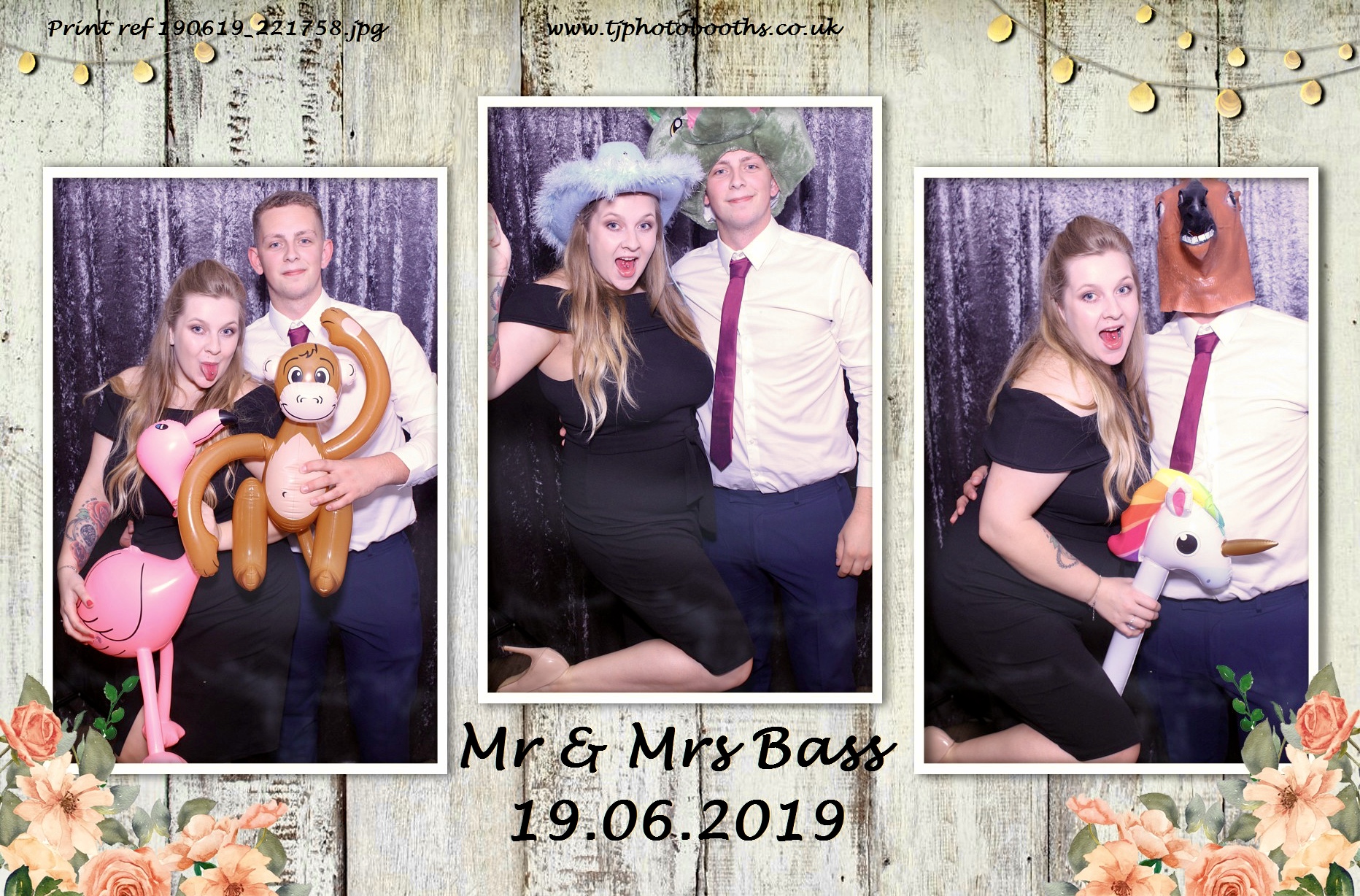 Mr & Mrs Bass 19.06.2019 | View more photos from the event at gallery.tjphotobooths.co.uk/u/TJPhotobooths/Mr-Mrs-Bass-19062019