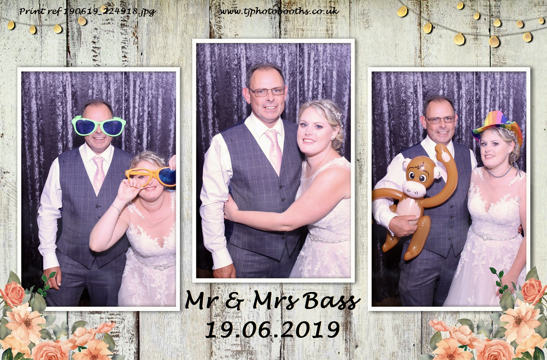 Mr & Mrs Bass 19.06.2019 | View more photos from the event at gallery.tjphotobooths.co.uk/u/TJPhotobooths/Mr-Mrs-Bass-19062019