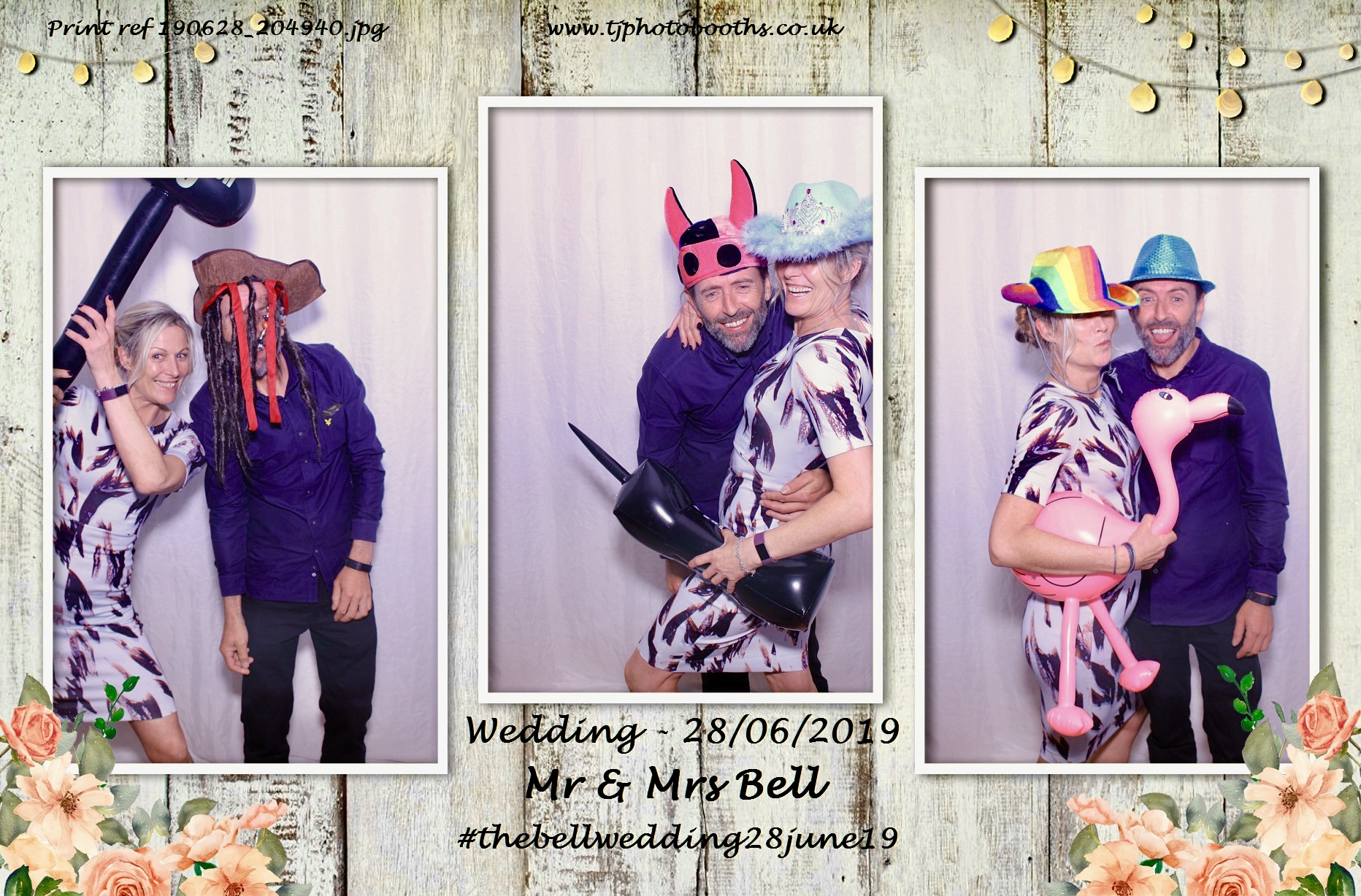 Mr & Mrs Bell | View more photos from the event at gallery.tjphotobooths.co.uk/u/TJPhotobooths/Mr-Mrs-Bell