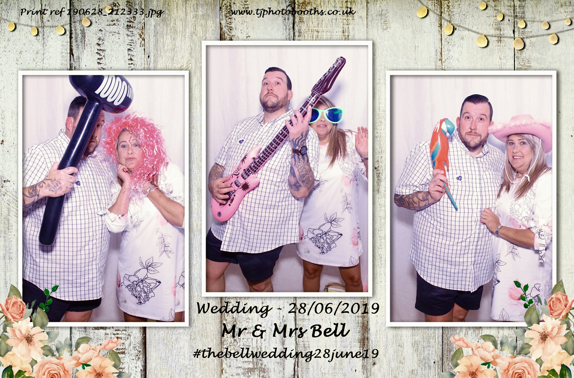 Mr & Mrs Bell | View more photos from the event at gallery.tjphotobooths.co.uk/u/TJPhotobooths/Mr-Mrs-Bell