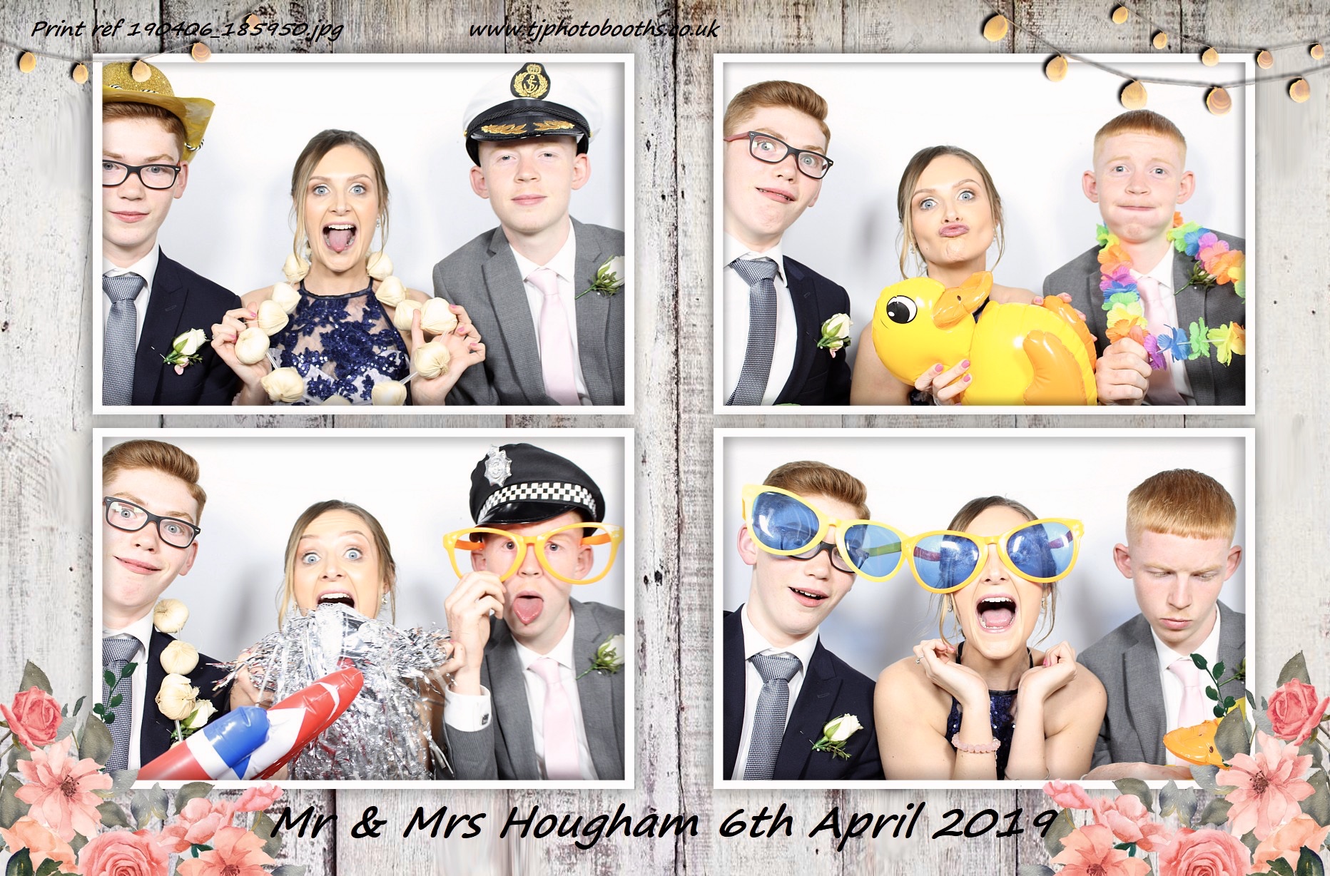 Mr & Mrs Hougham | View more photos from the event at gallery.tjphotobooths.co.uk/u/TJPhotobooths/Mr-Mrs-Hougham
