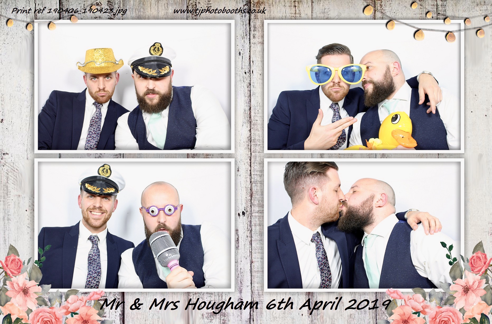 Mr & Mrs Hougham | View more photos from the event at gallery.tjphotobooths.co.uk/u/TJPhotobooths/Mr-Mrs-Hougham
