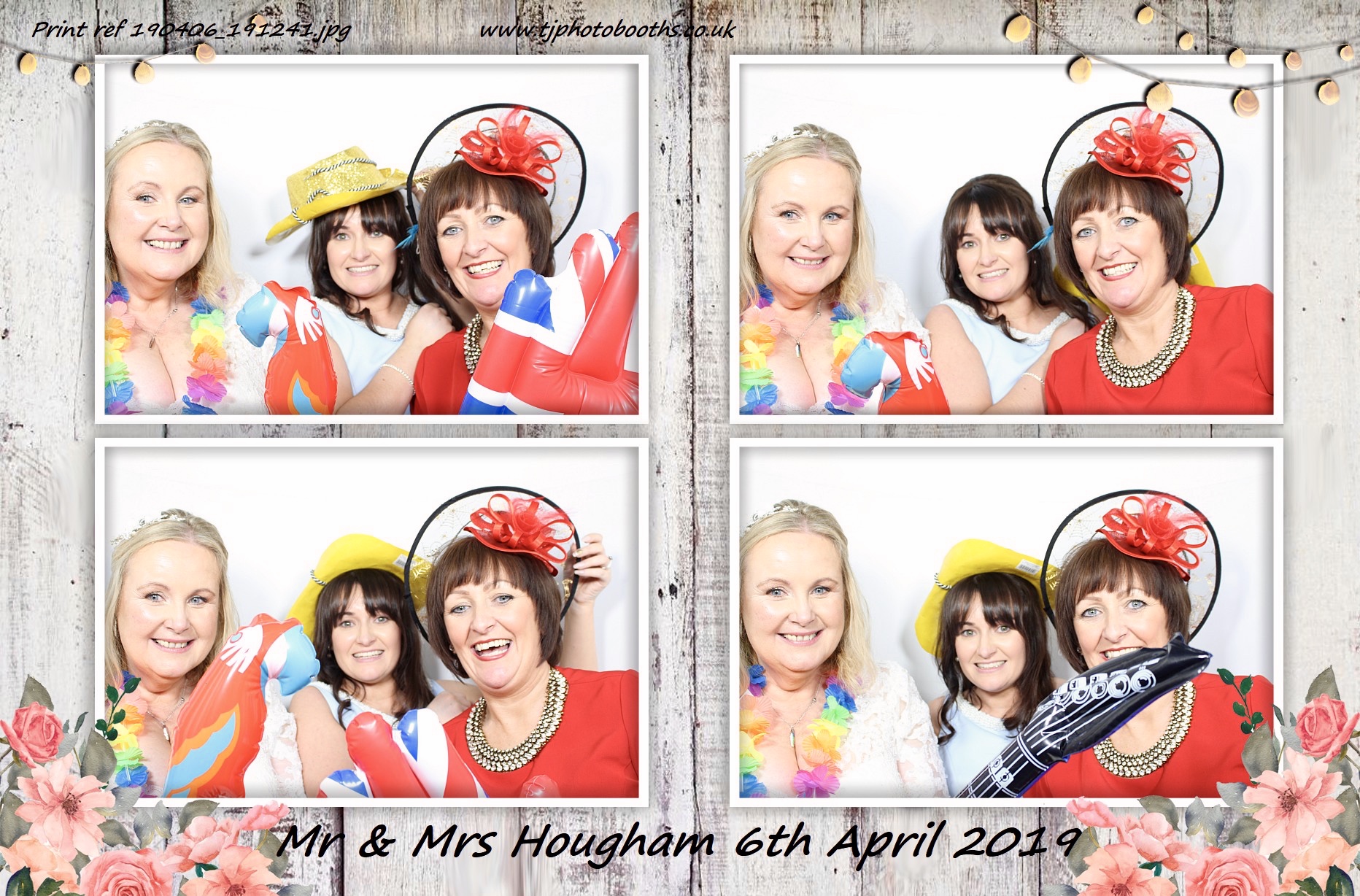 Mr & Mrs Hougham | View more photos from the event at gallery.tjphotobooths.co.uk/u/TJPhotobooths/Mr-Mrs-Hougham