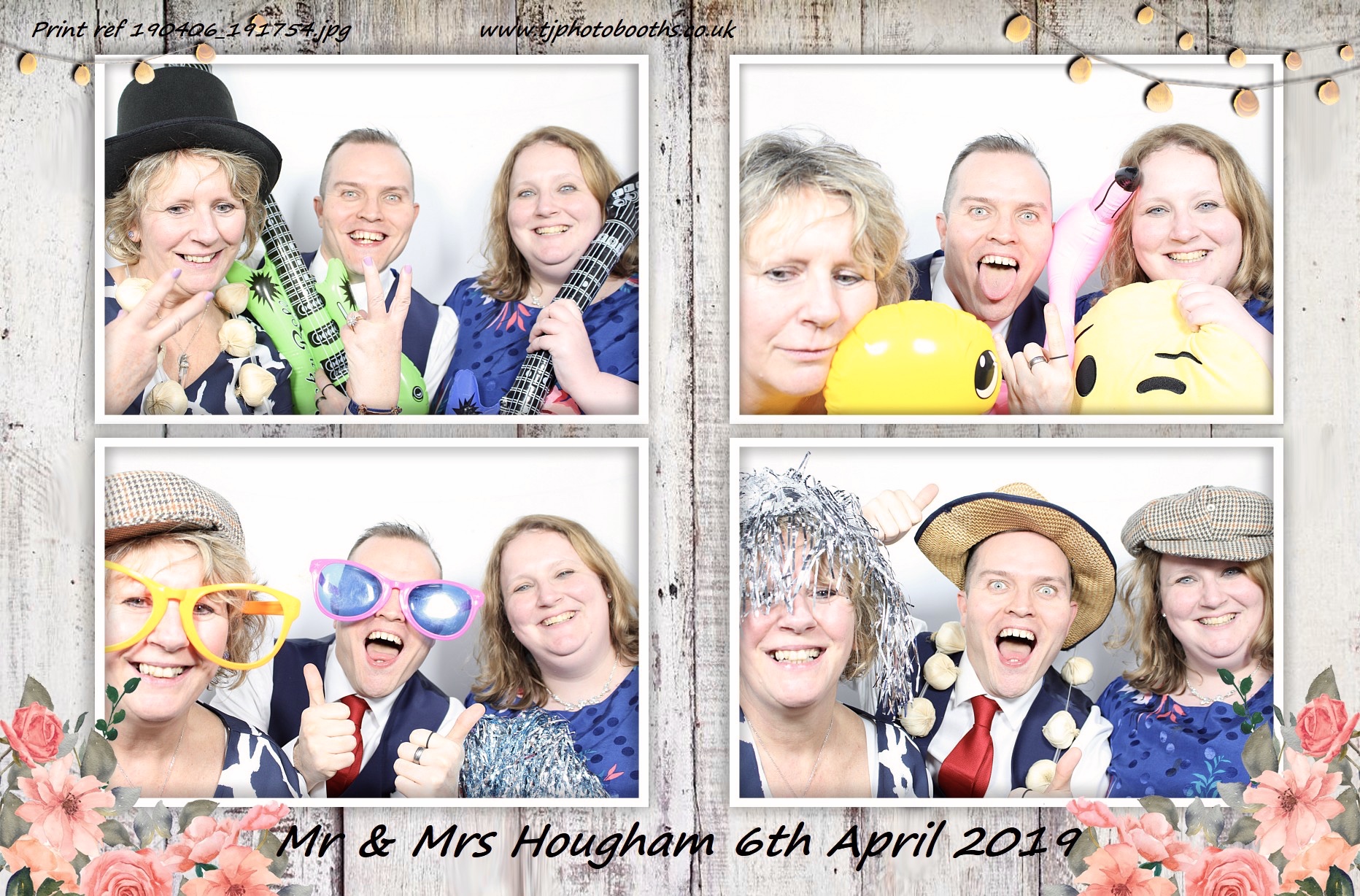 Mr & Mrs Hougham | View more photos from the event at gallery.tjphotobooths.co.uk/u/TJPhotobooths/Mr-Mrs-Hougham