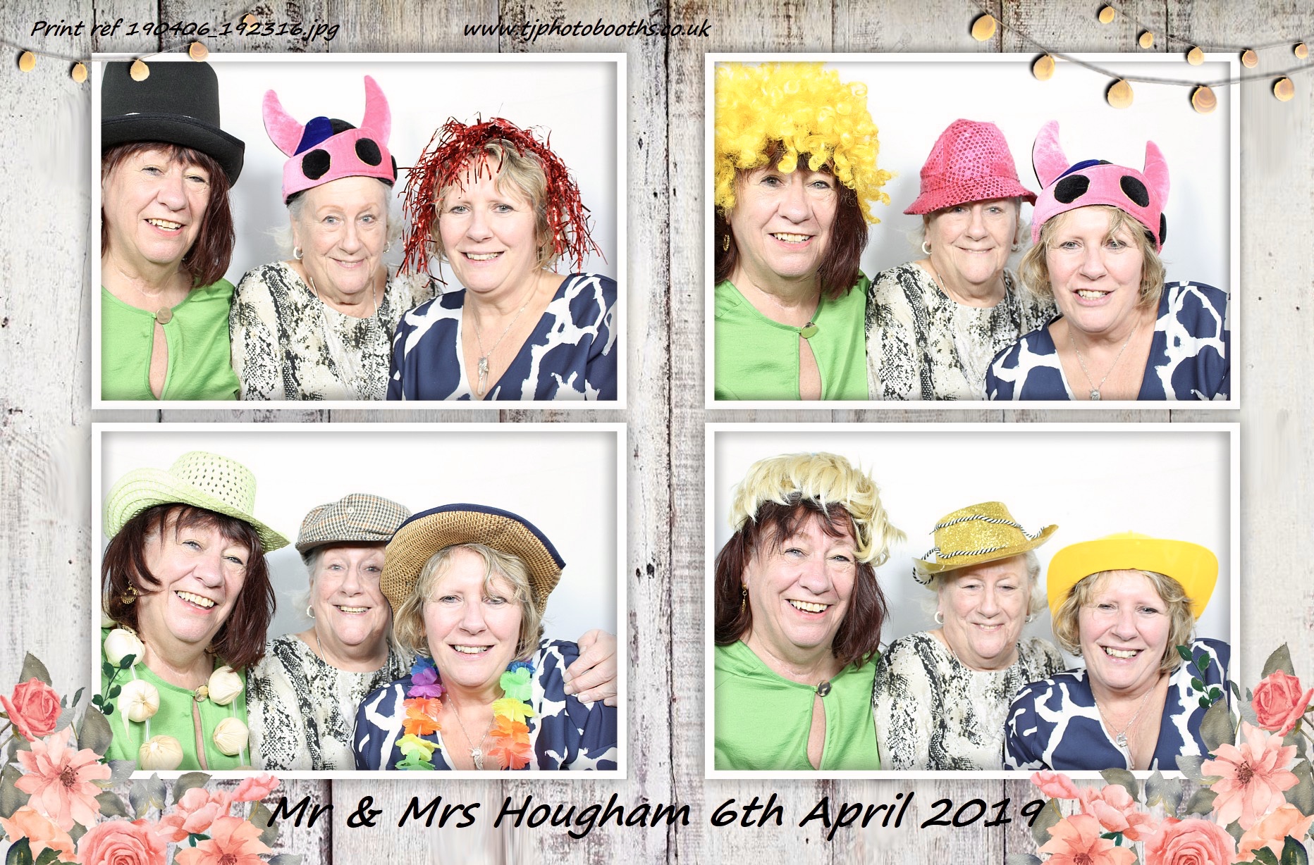 Mr & Mrs Hougham | View more photos from the event at gallery.tjphotobooths.co.uk/u/TJPhotobooths/Mr-Mrs-Hougham