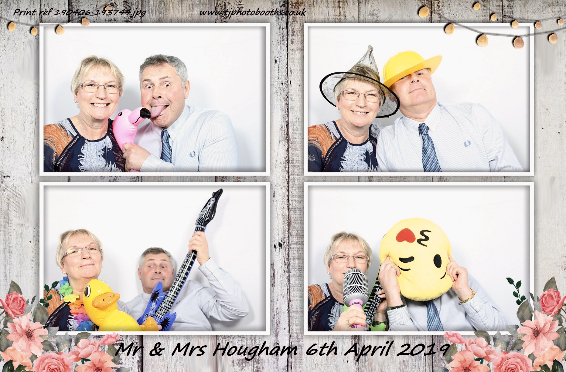 Mr & Mrs Hougham | View more photos from the event at gallery.tjphotobooths.co.uk/u/TJPhotobooths/Mr-Mrs-Hougham