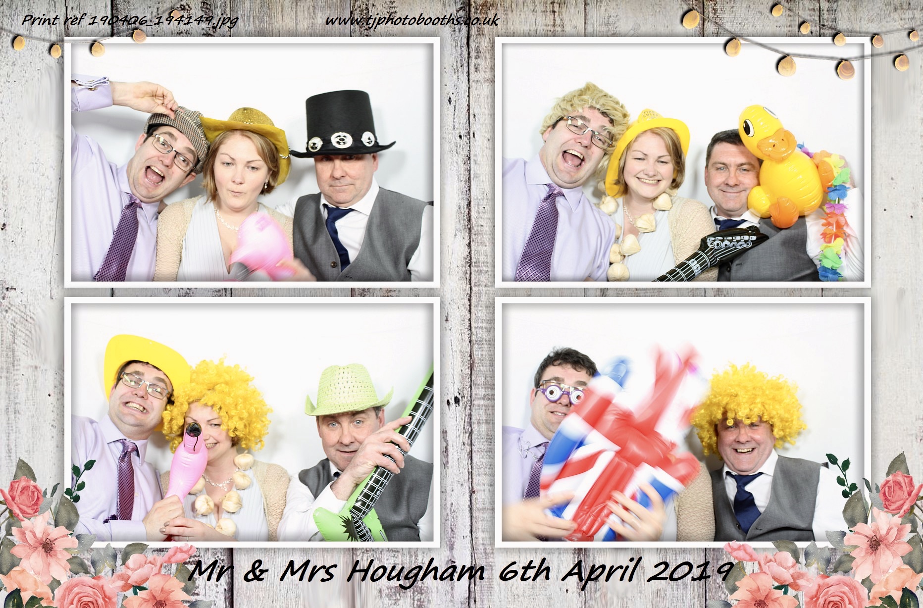 Mr & Mrs Hougham | View more photos from the event at gallery.tjphotobooths.co.uk/u/TJPhotobooths/Mr-Mrs-Hougham
