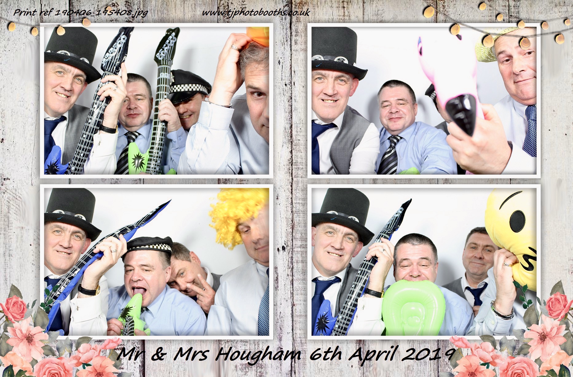 Mr & Mrs Hougham | View more photos from the event at gallery.tjphotobooths.co.uk/u/TJPhotobooths/Mr-Mrs-Hougham