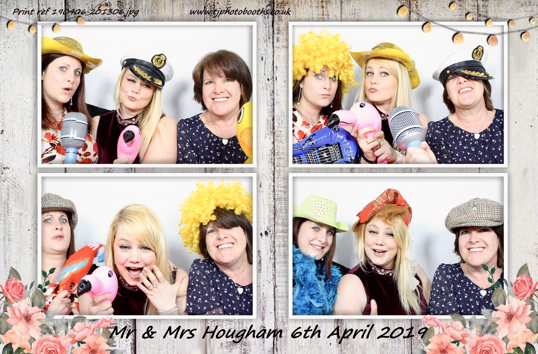 Mr & Mrs Hougham | View more photos from the event at gallery.tjphotobooths.co.uk/u/TJPhotobooths/Mr-Mrs-Hougham
