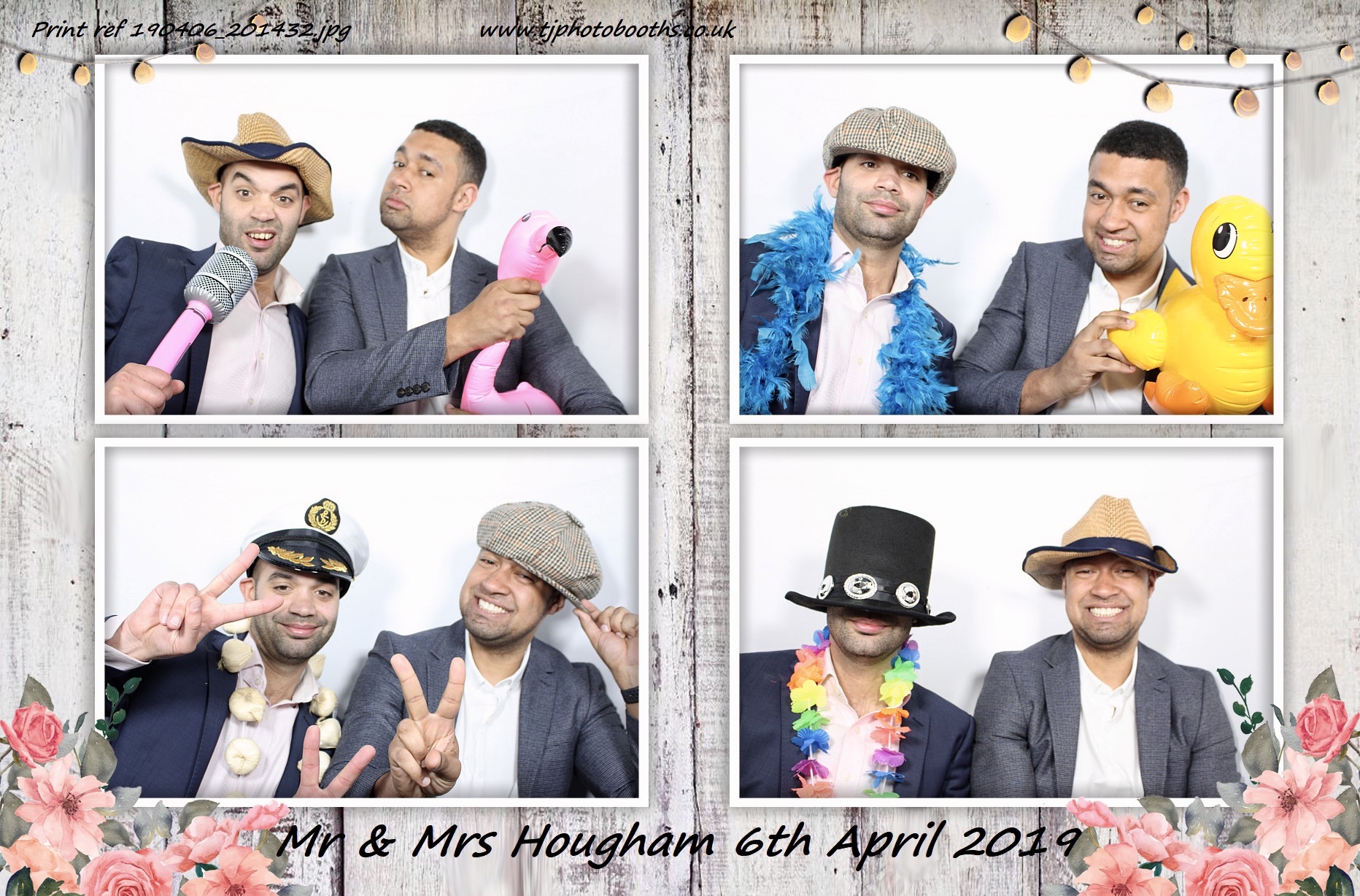 Mr & Mrs Hougham | View more photos from the event at gallery.tjphotobooths.co.uk/u/TJPhotobooths/Mr-Mrs-Hougham
