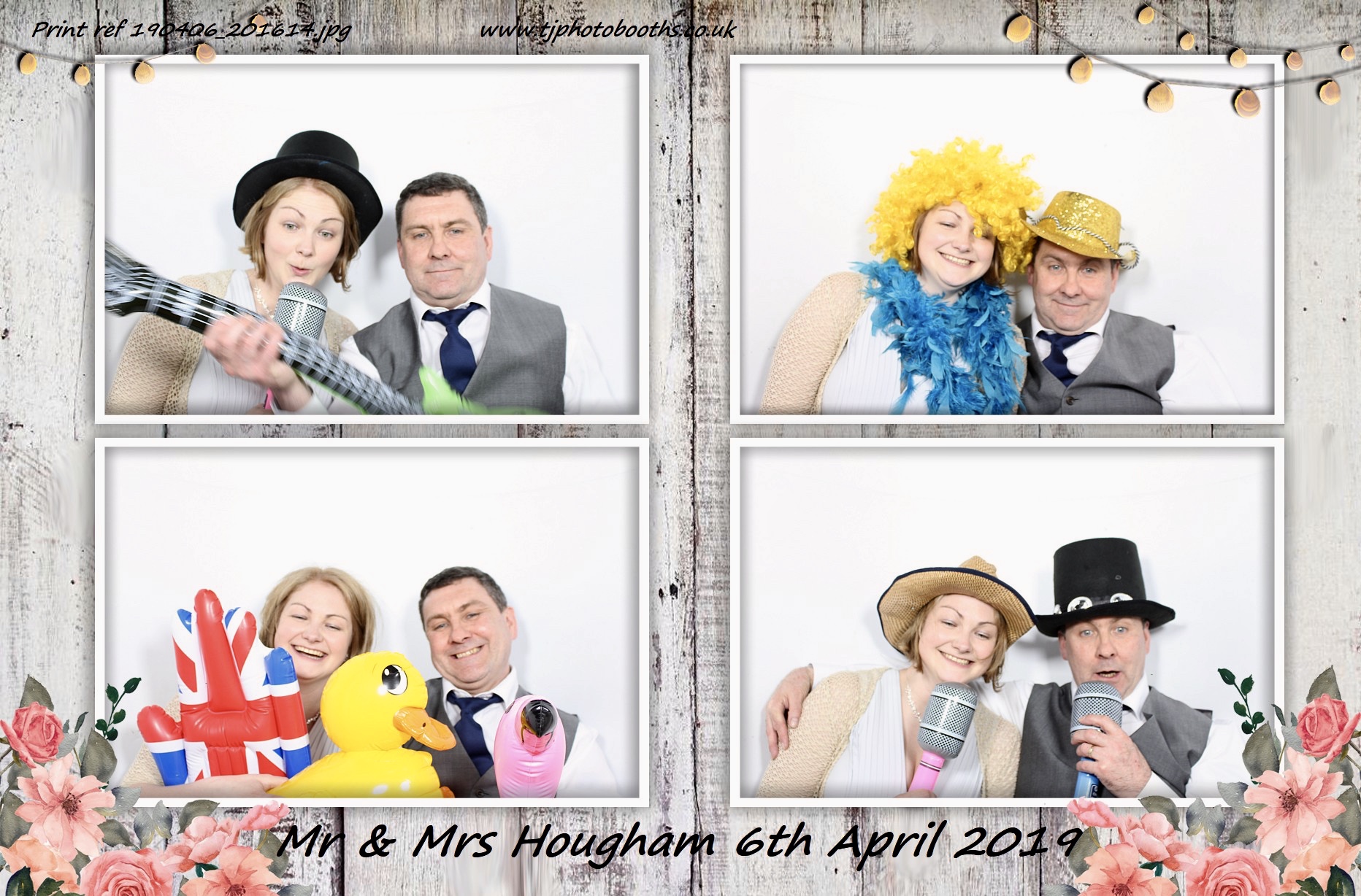 Mr & Mrs Hougham | View more photos from the event at gallery.tjphotobooths.co.uk/u/TJPhotobooths/Mr-Mrs-Hougham