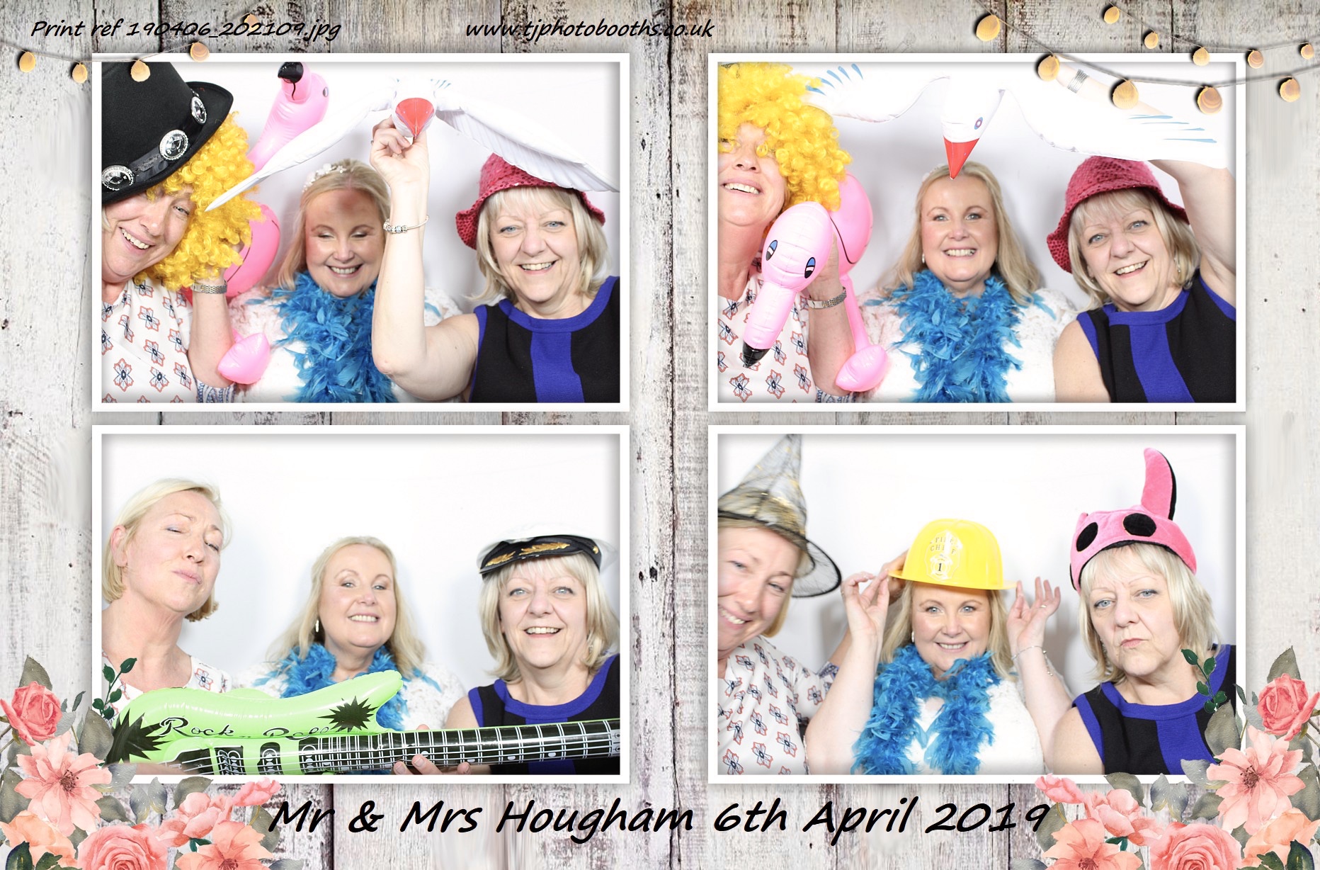 Mr & Mrs Hougham | View more photos from the event at gallery.tjphotobooths.co.uk/u/TJPhotobooths/Mr-Mrs-Hougham