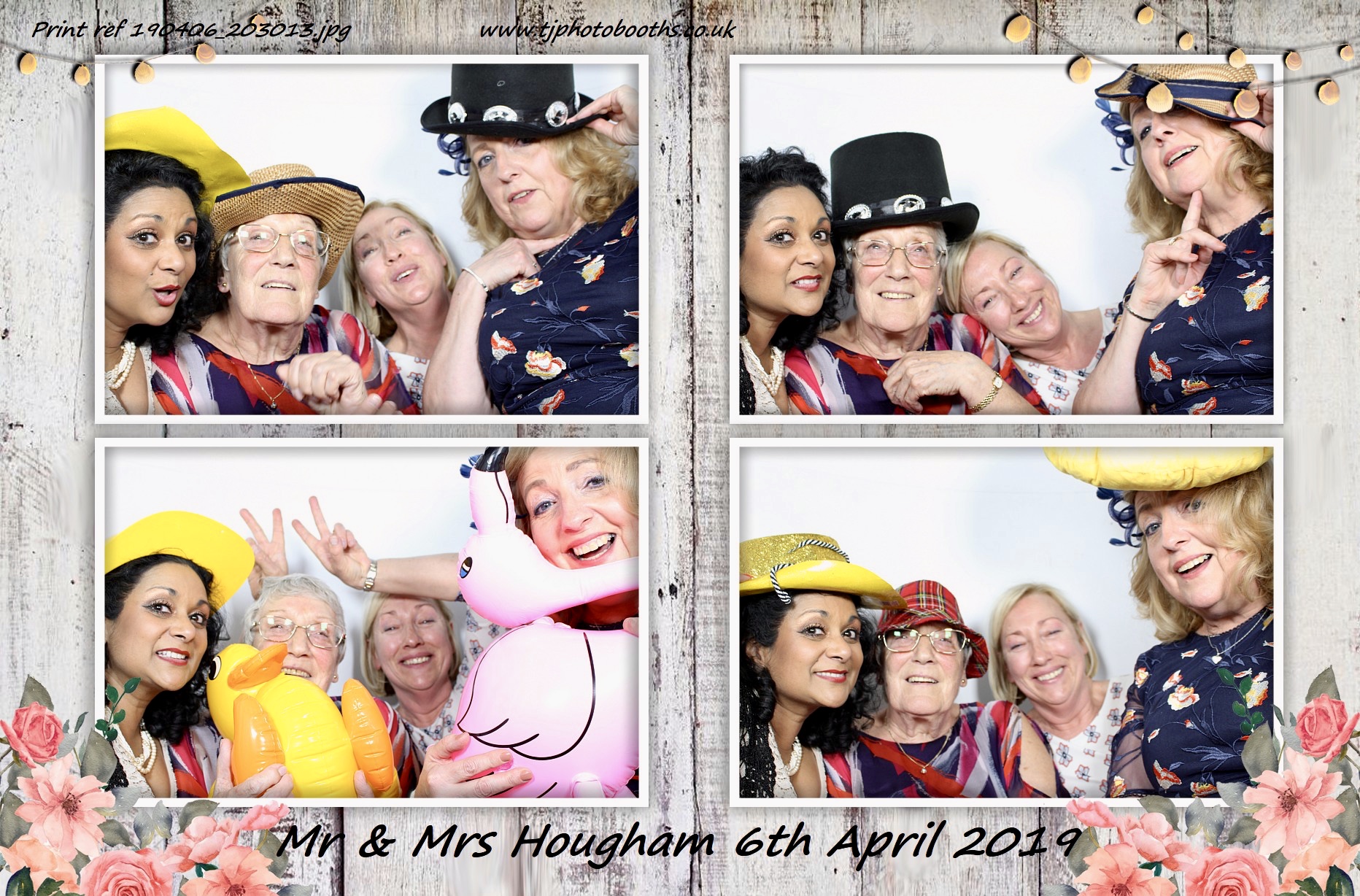 Mr & Mrs Hougham | View more photos from the event at gallery.tjphotobooths.co.uk/u/TJPhotobooths/Mr-Mrs-Hougham