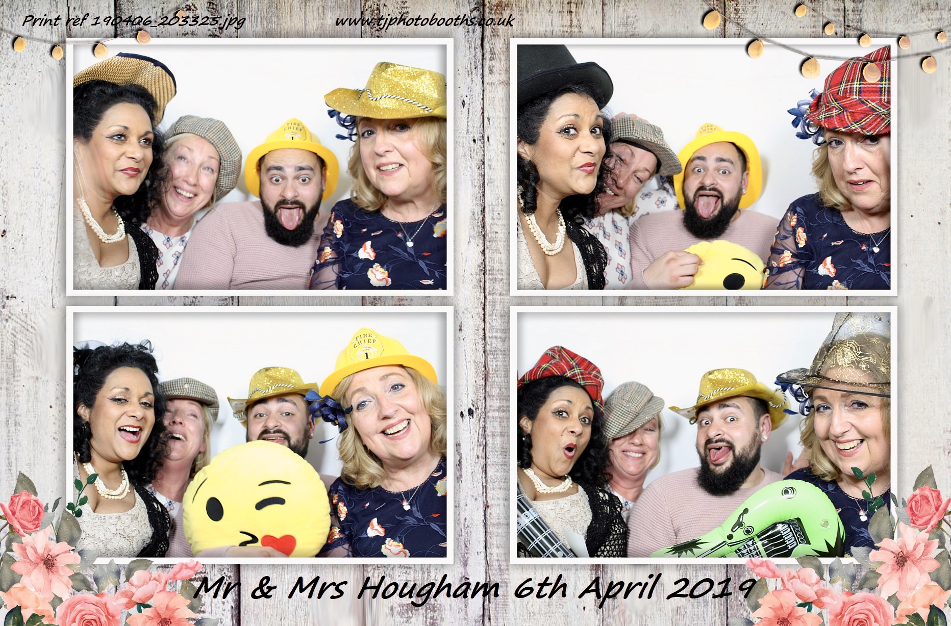 Mr & Mrs Hougham | View more photos from the event at gallery.tjphotobooths.co.uk/u/TJPhotobooths/Mr-Mrs-Hougham