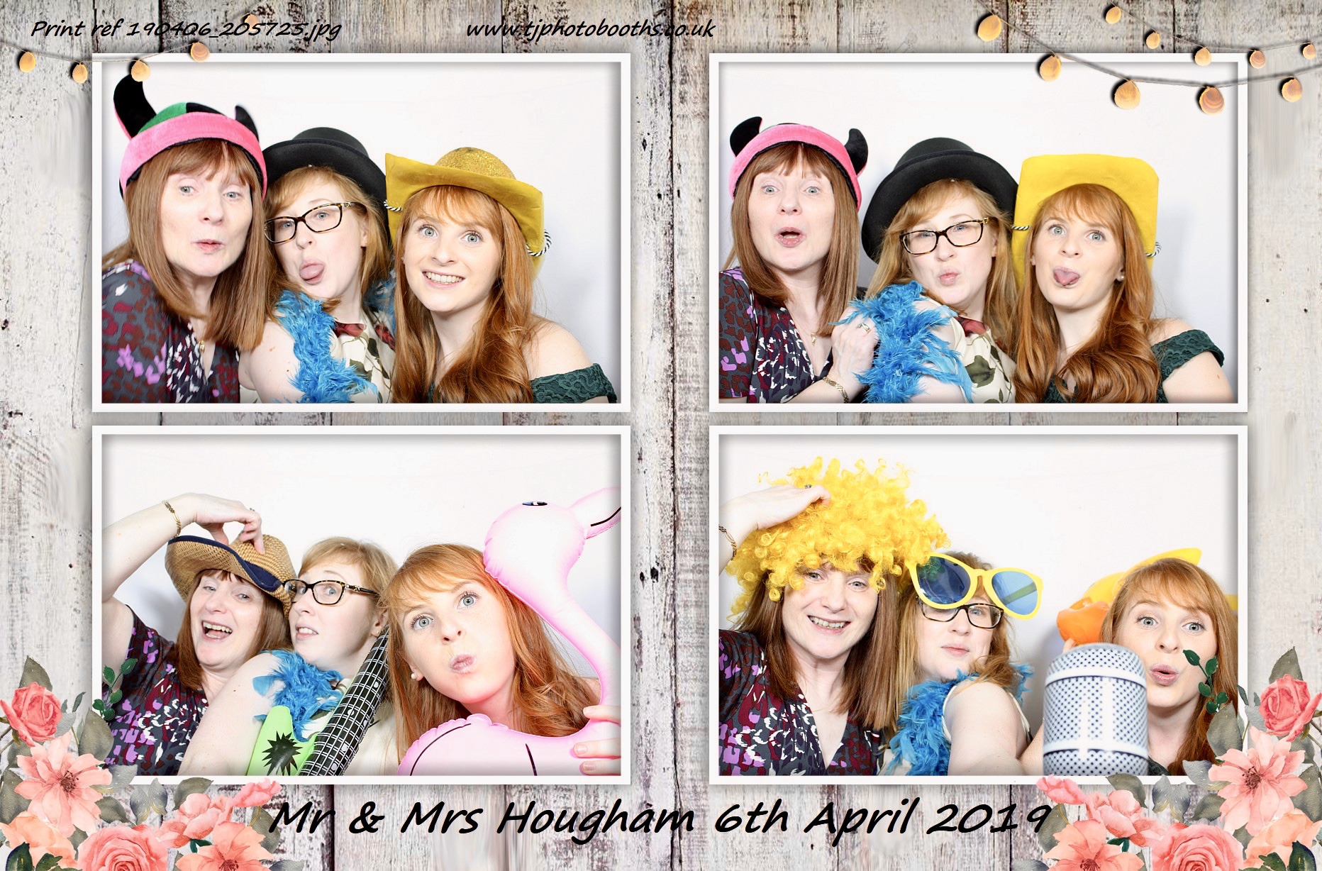 Mr & Mrs Hougham | View more photos from the event at gallery.tjphotobooths.co.uk/u/TJPhotobooths/Mr-Mrs-Hougham