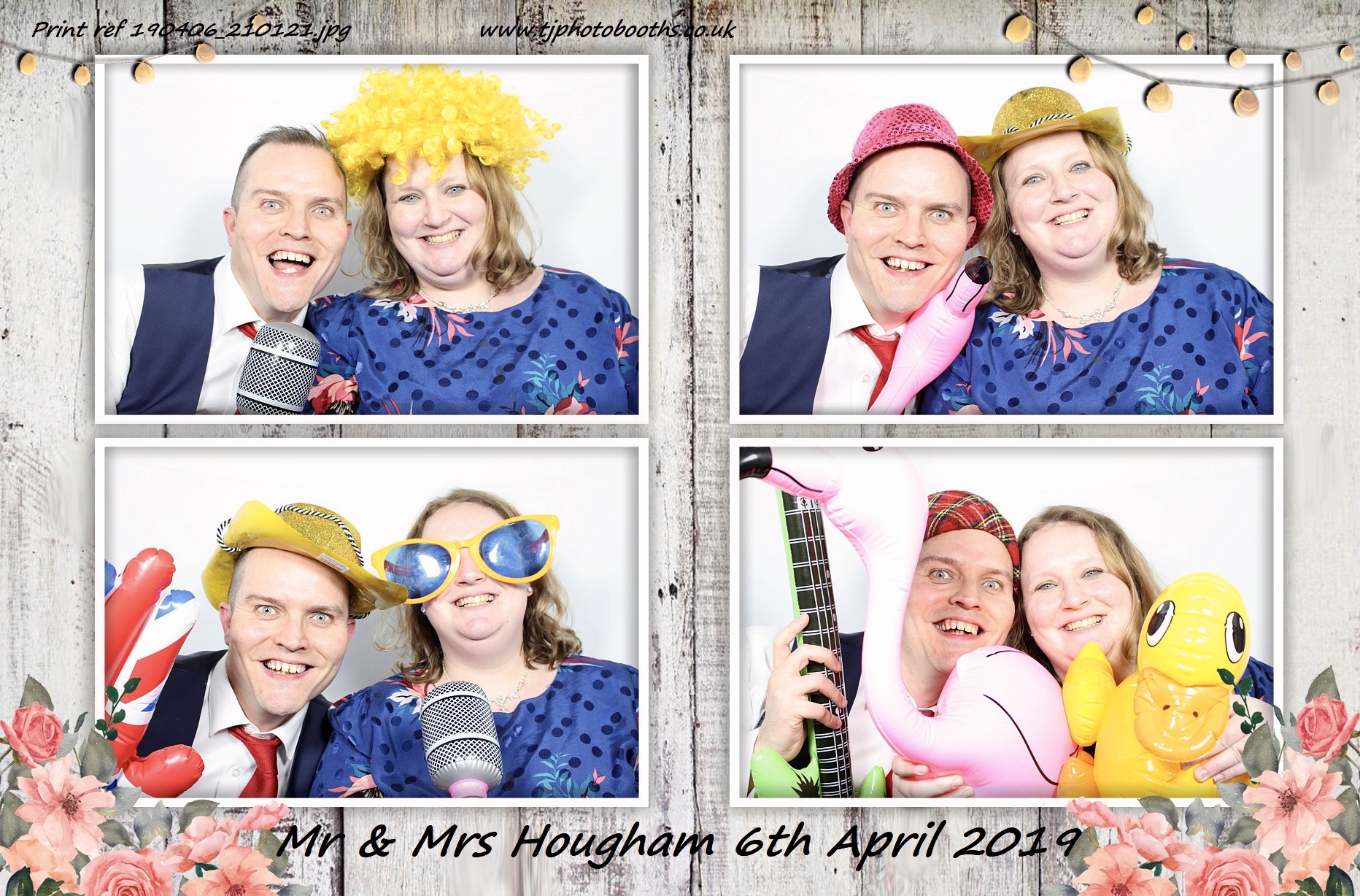 Mr & Mrs Hougham | View more photos from the event at gallery.tjphotobooths.co.uk/u/TJPhotobooths/Mr-Mrs-Hougham