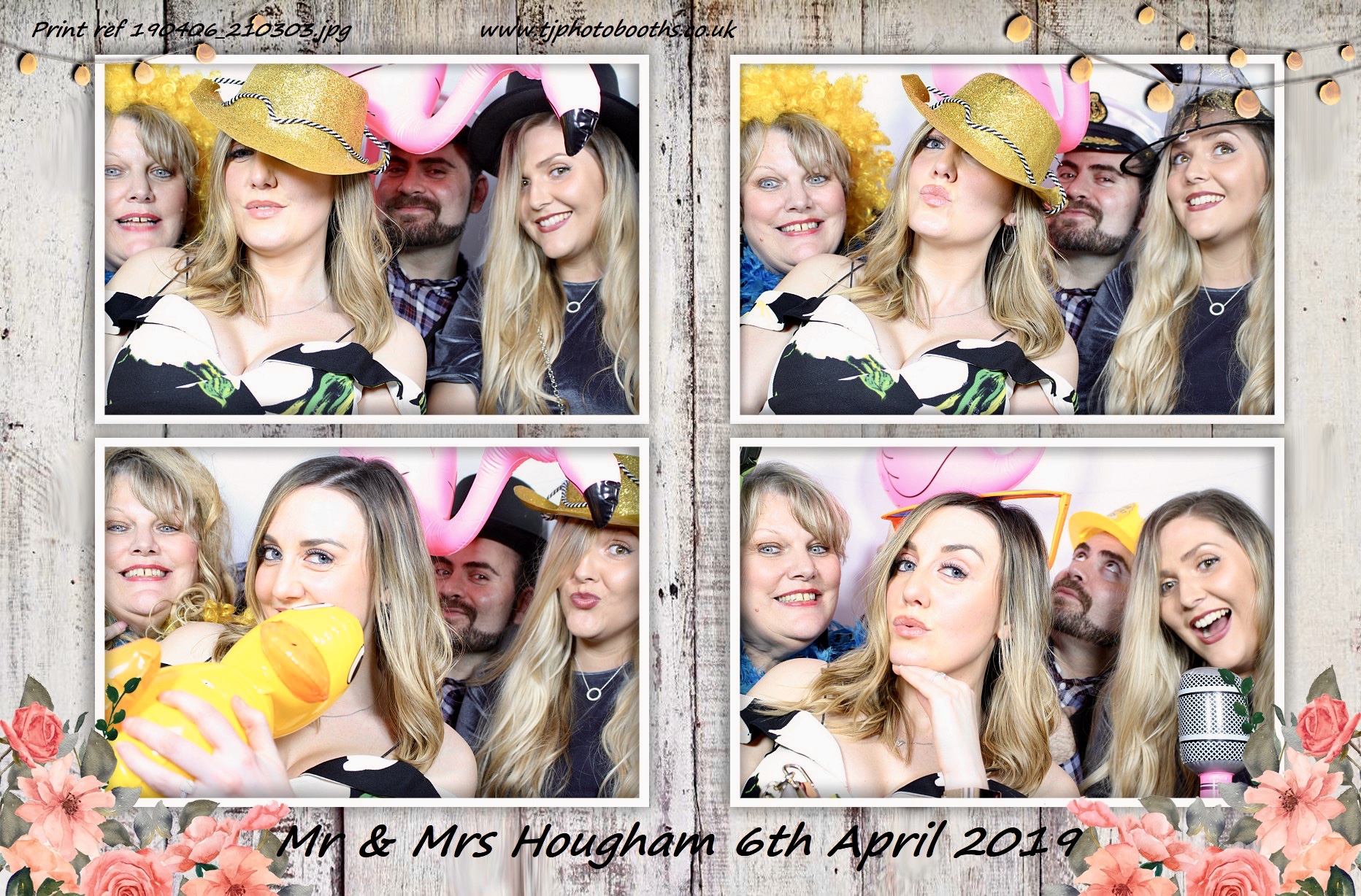 Mr & Mrs Hougham | View more photos from the event at gallery.tjphotobooths.co.uk/u/TJPhotobooths/Mr-Mrs-Hougham