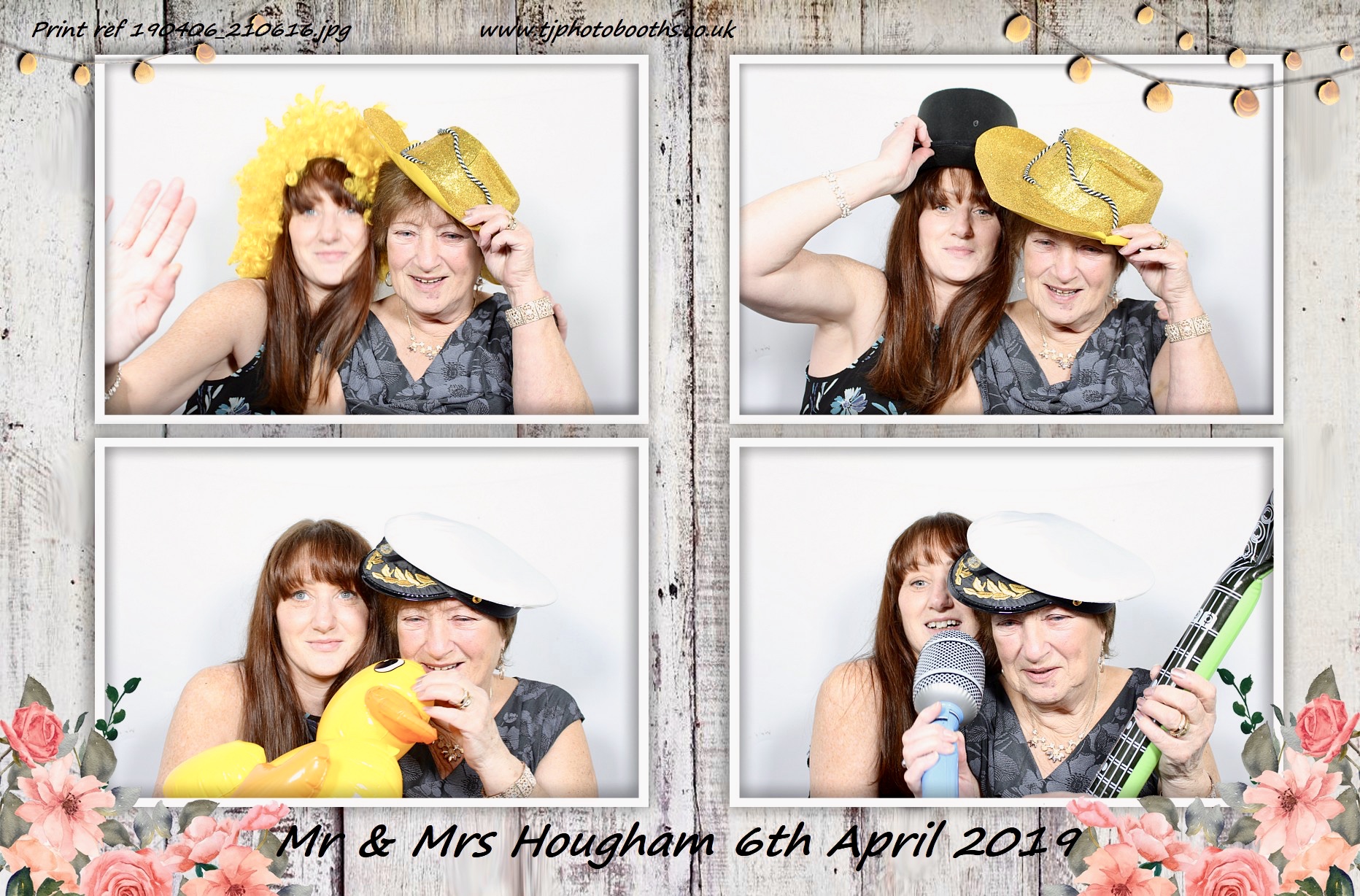 Mr & Mrs Hougham | View more photos from the event at gallery.tjphotobooths.co.uk/u/TJPhotobooths/Mr-Mrs-Hougham