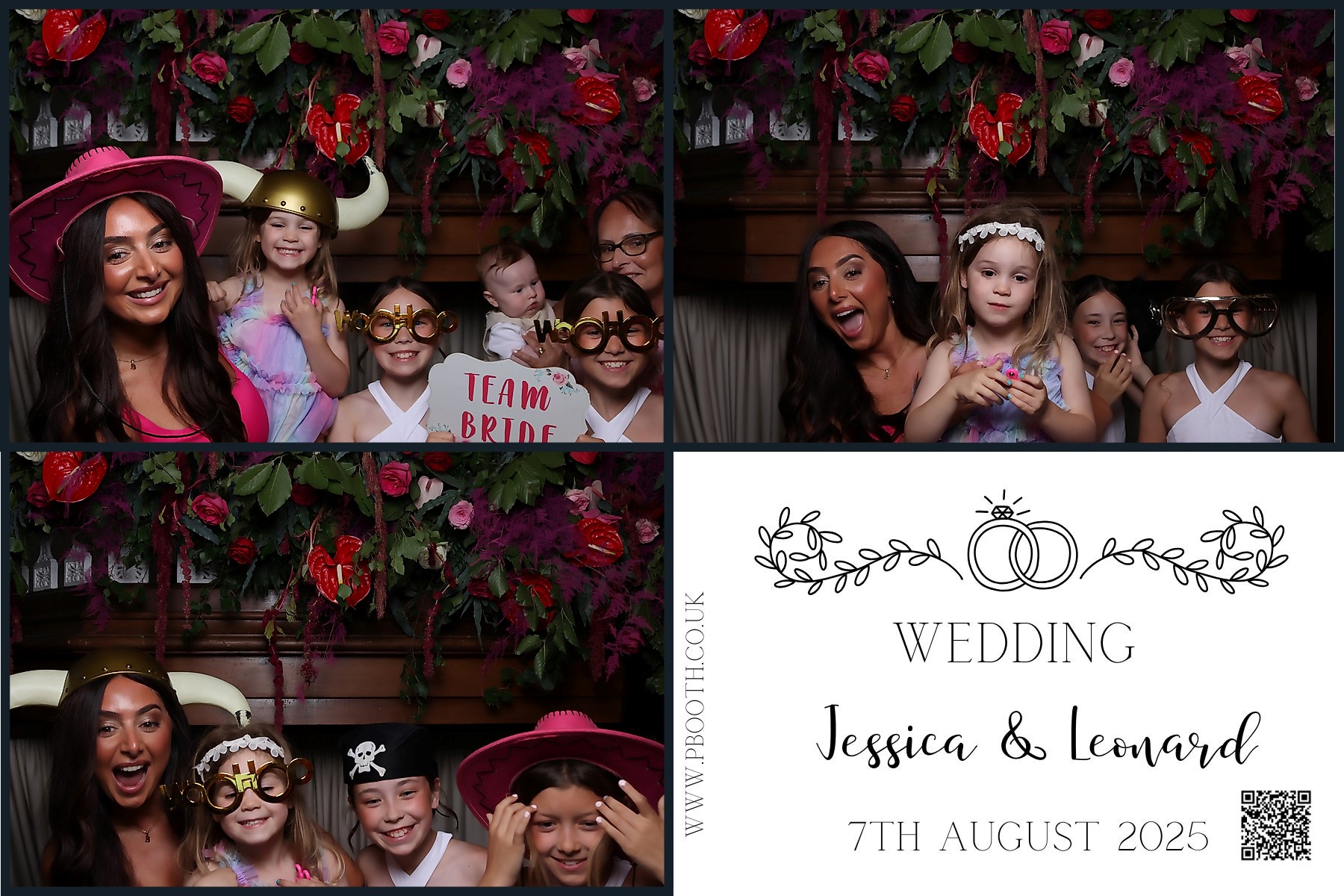 Jessica and Leonard wedding | View more photos from the event at gallery.pbooth.co.uk/u/ThePboothCompany/Jessica-and-Leonard-wedding