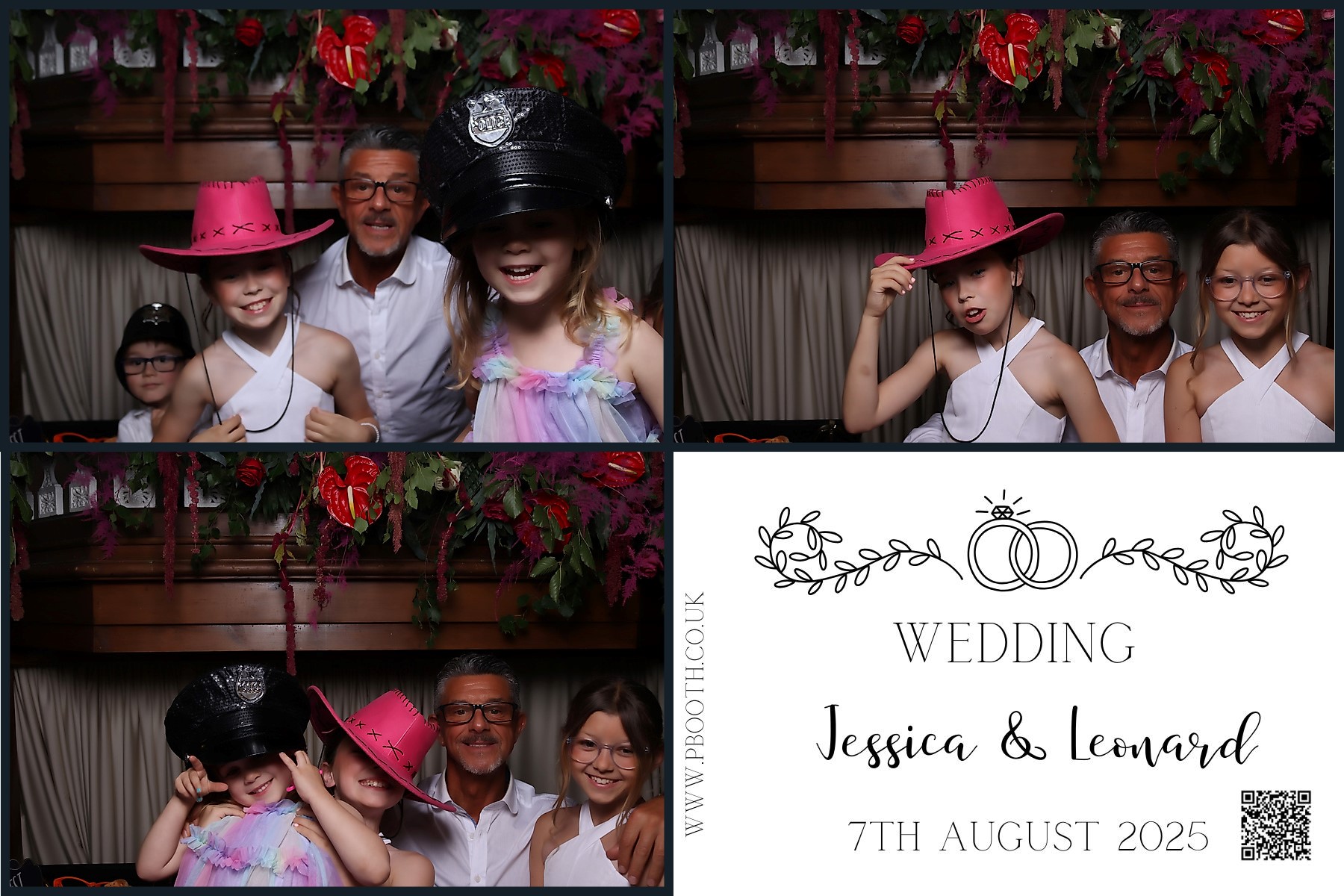 Jessica and Leonard wedding | View more photos from the event at gallery.pbooth.co.uk/u/ThePboothCompany/Jessica-and-Leonard-wedding