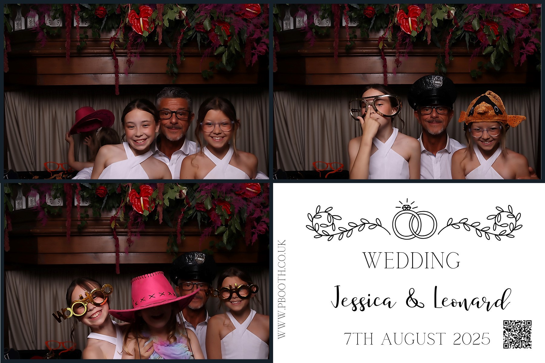 Jessica and Leonard wedding | View more photos from the event at gallery.pbooth.co.uk/u/ThePboothCompany/Jessica-and-Leonard-wedding