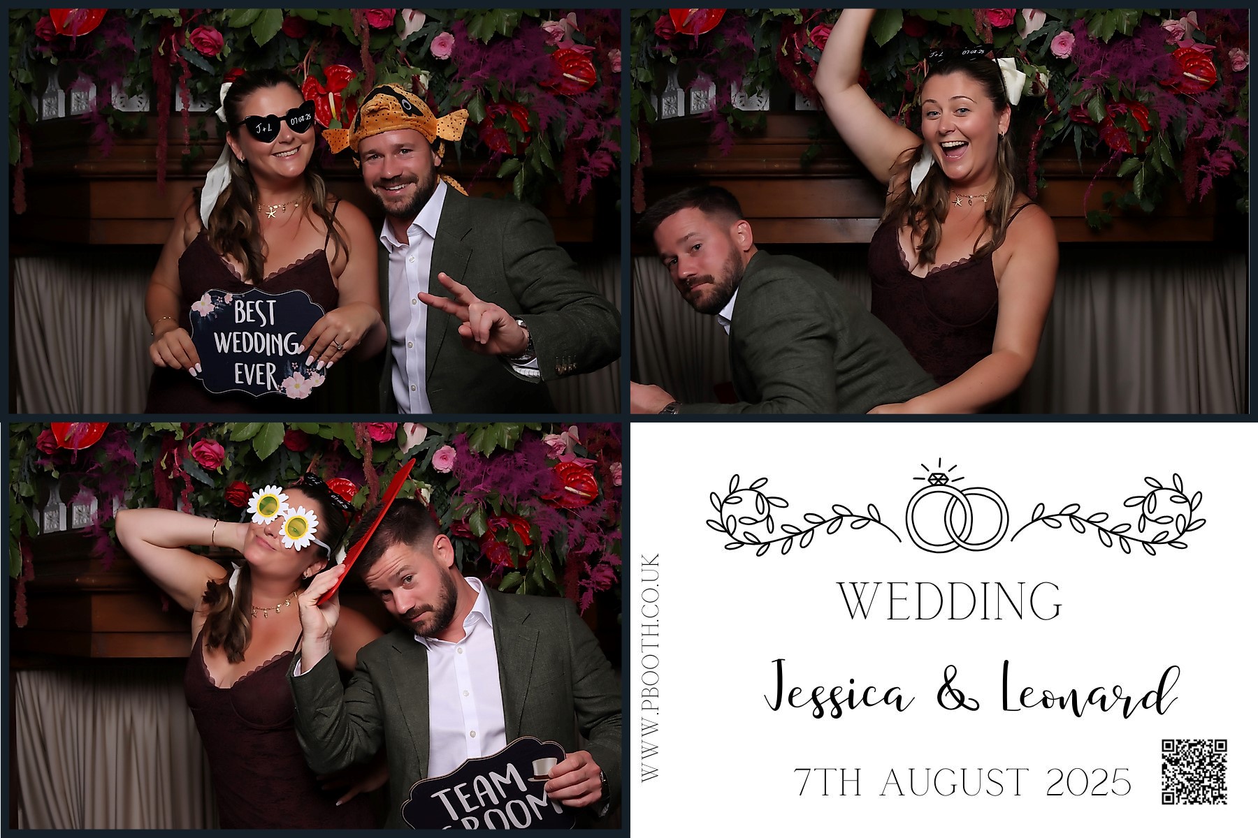 Jessica and Leonard wedding | View more photos from the event at gallery.pbooth.co.uk/u/ThePboothCompany/Jessica-and-Leonard-wedding