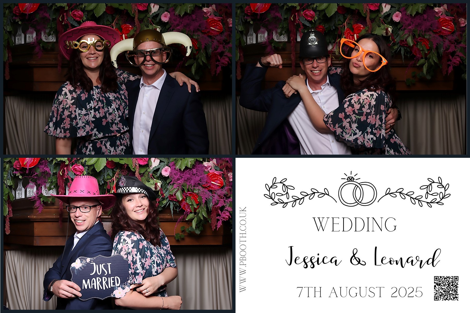 Jessica and Leonard wedding | View more photos from the event at gallery.pbooth.co.uk/u/ThePboothCompany/Jessica-and-Leonard-wedding