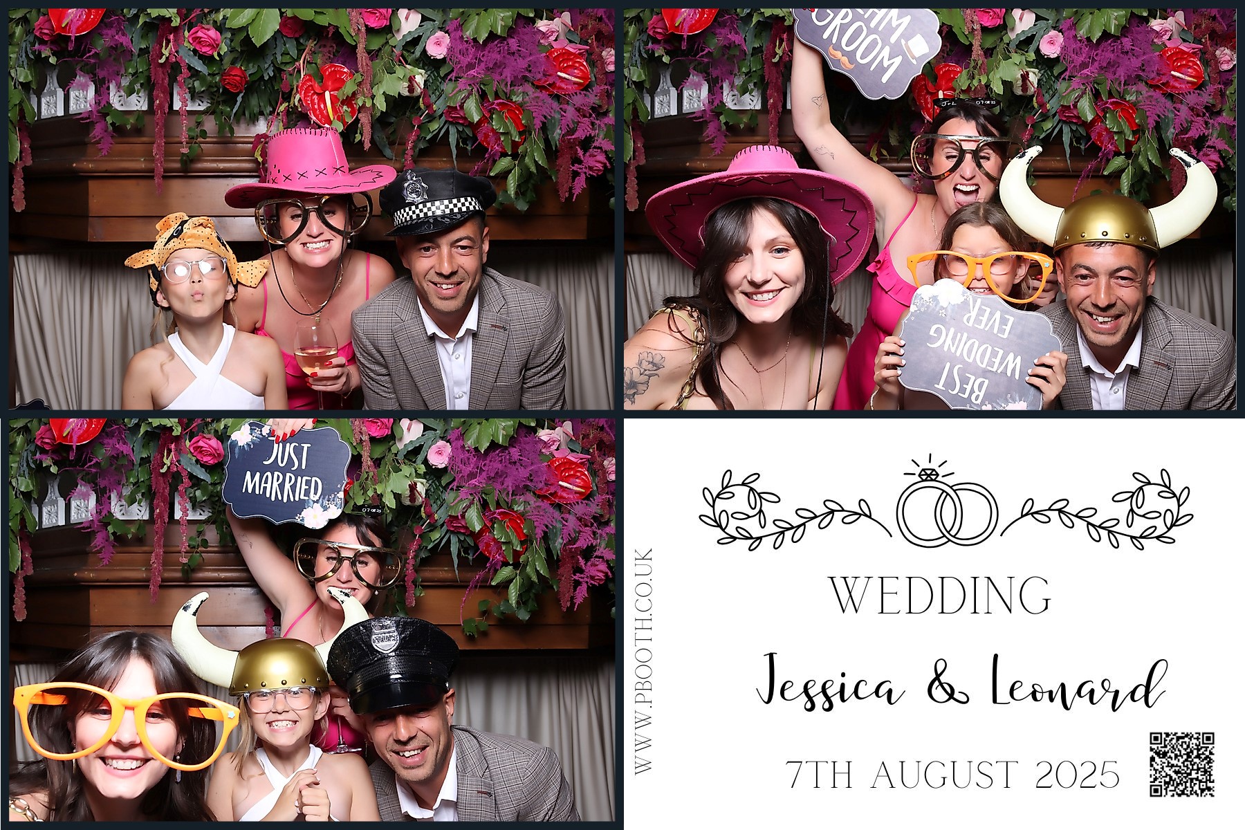 Jessica and Leonard wedding | View more photos from the event at gallery.pbooth.co.uk/u/ThePboothCompany/Jessica-and-Leonard-wedding