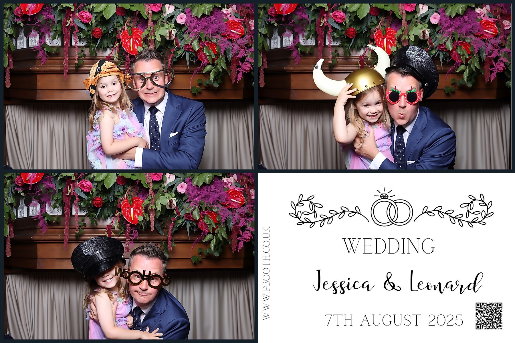 Jessica and Leonard wedding | View more photos from the event at gallery.pbooth.co.uk/u/ThePboothCompany/Jessica-and-Leonard-wedding