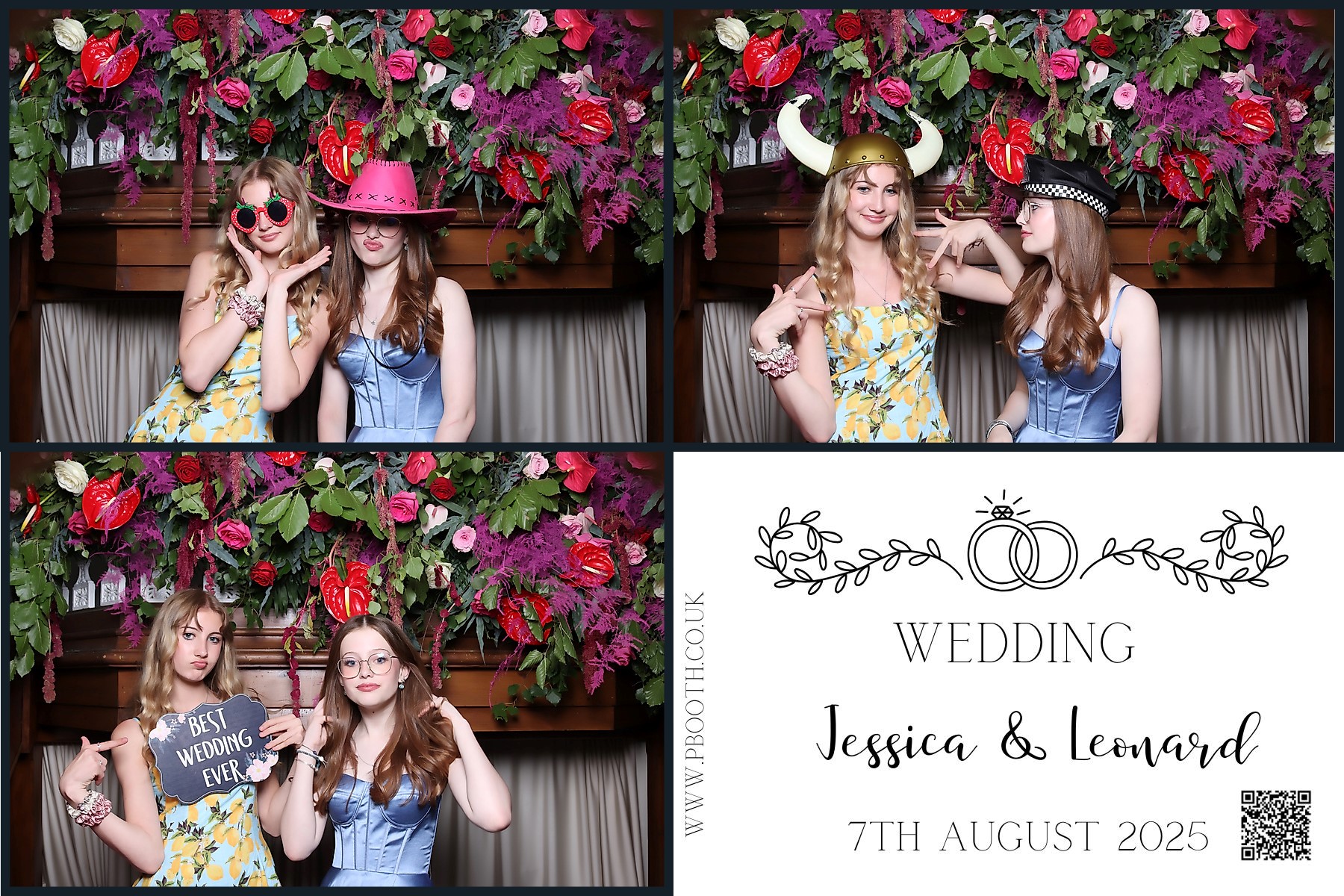 Jessica and Leonard wedding | View more photos from the event at gallery.pbooth.co.uk/u/ThePboothCompany/Jessica-and-Leonard-wedding