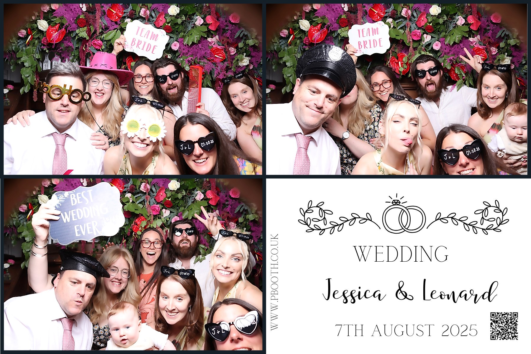 Jessica and Leonard wedding | View more photos from the event at gallery.pbooth.co.uk/u/ThePboothCompany/Jessica-and-Leonard-wedding