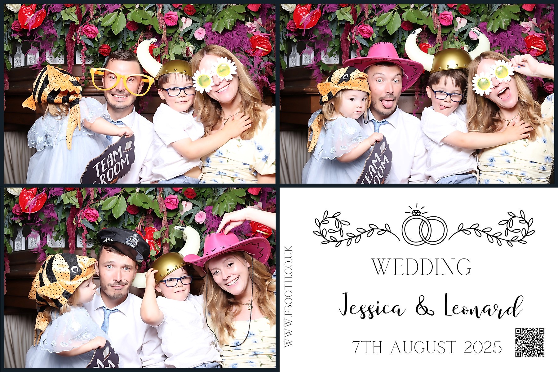 Jessica and Leonard wedding | View more photos from the event at gallery.pbooth.co.uk/u/ThePboothCompany/Jessica-and-Leonard-wedding