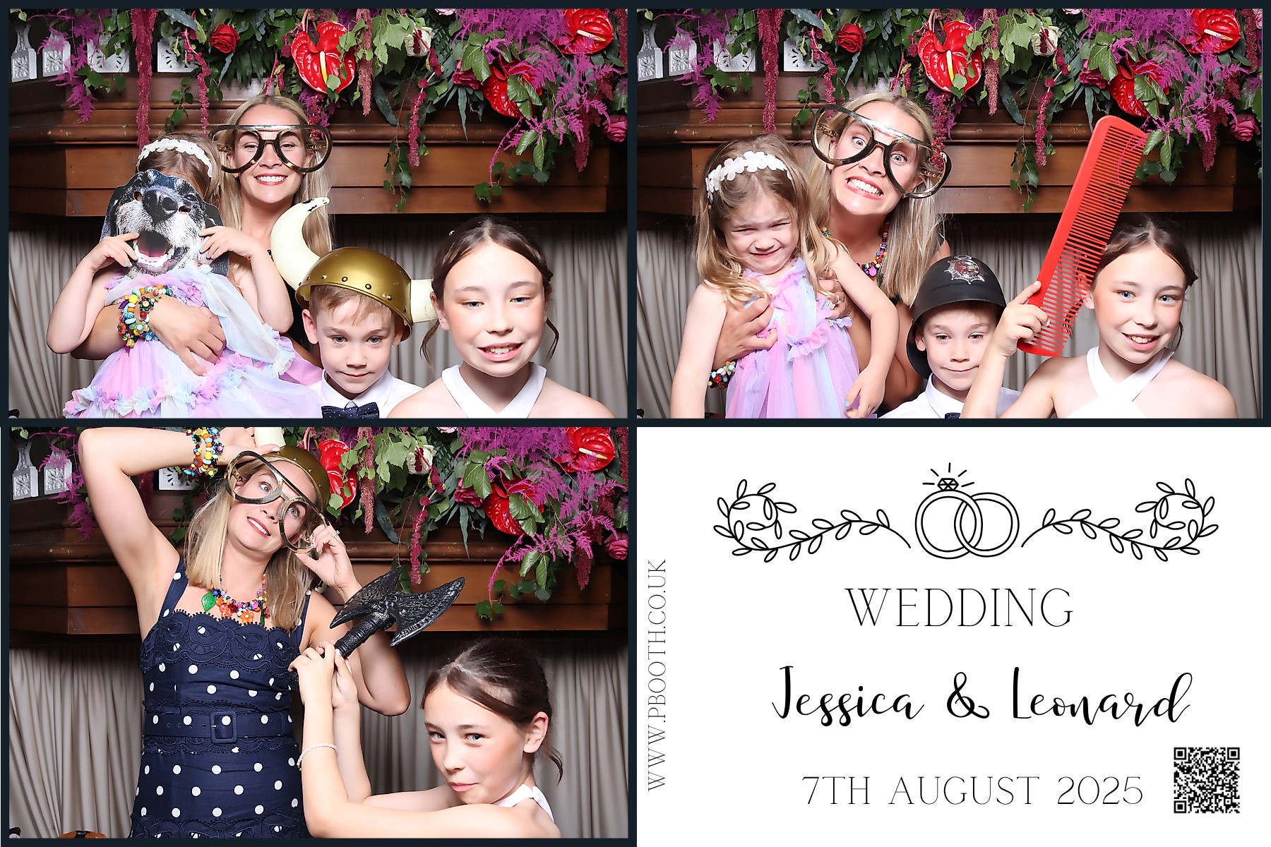 Jessica and Leonard wedding | View more photos from the event at gallery.pbooth.co.uk/u/ThePboothCompany/Jessica-and-Leonard-wedding