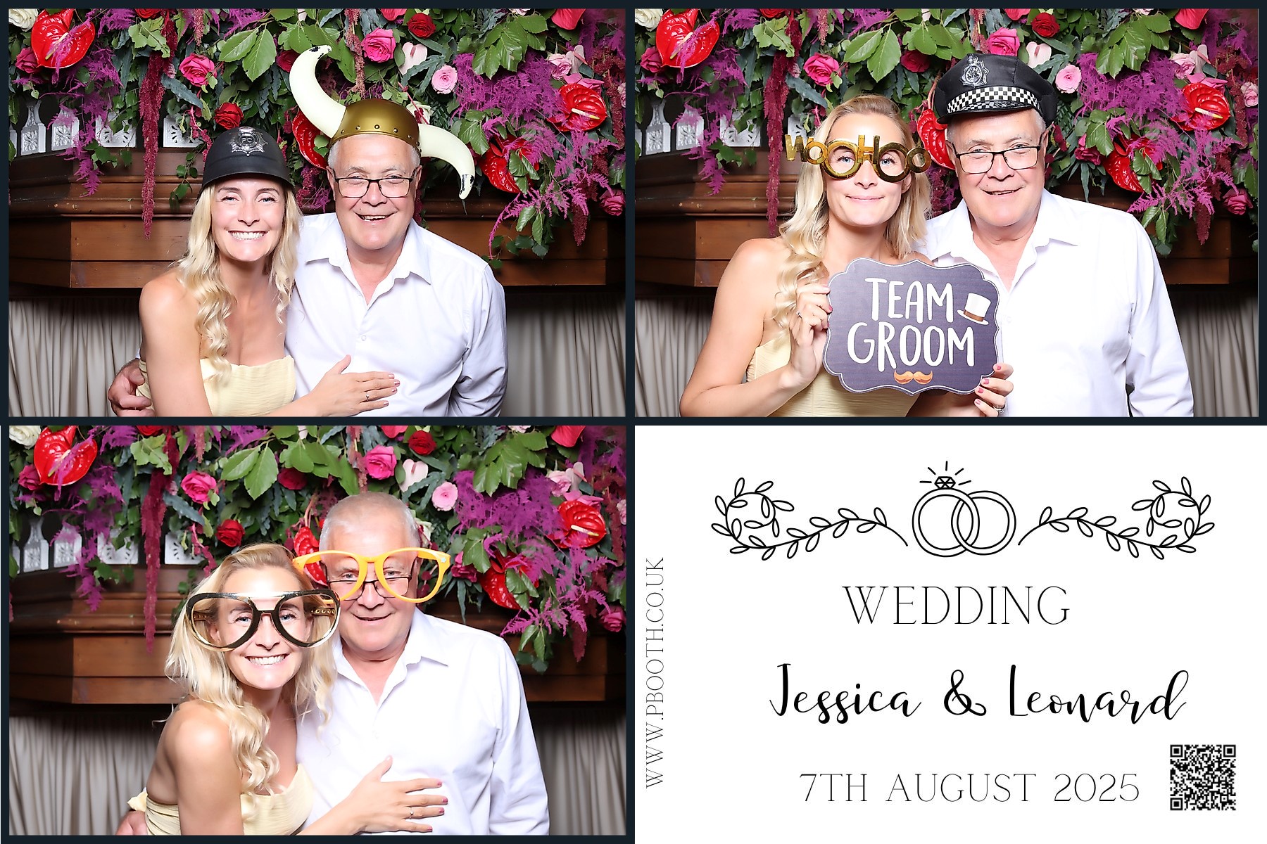 Jessica and Leonard wedding | View more photos from the event at gallery.pbooth.co.uk/u/ThePboothCompany/Jessica-and-Leonard-wedding