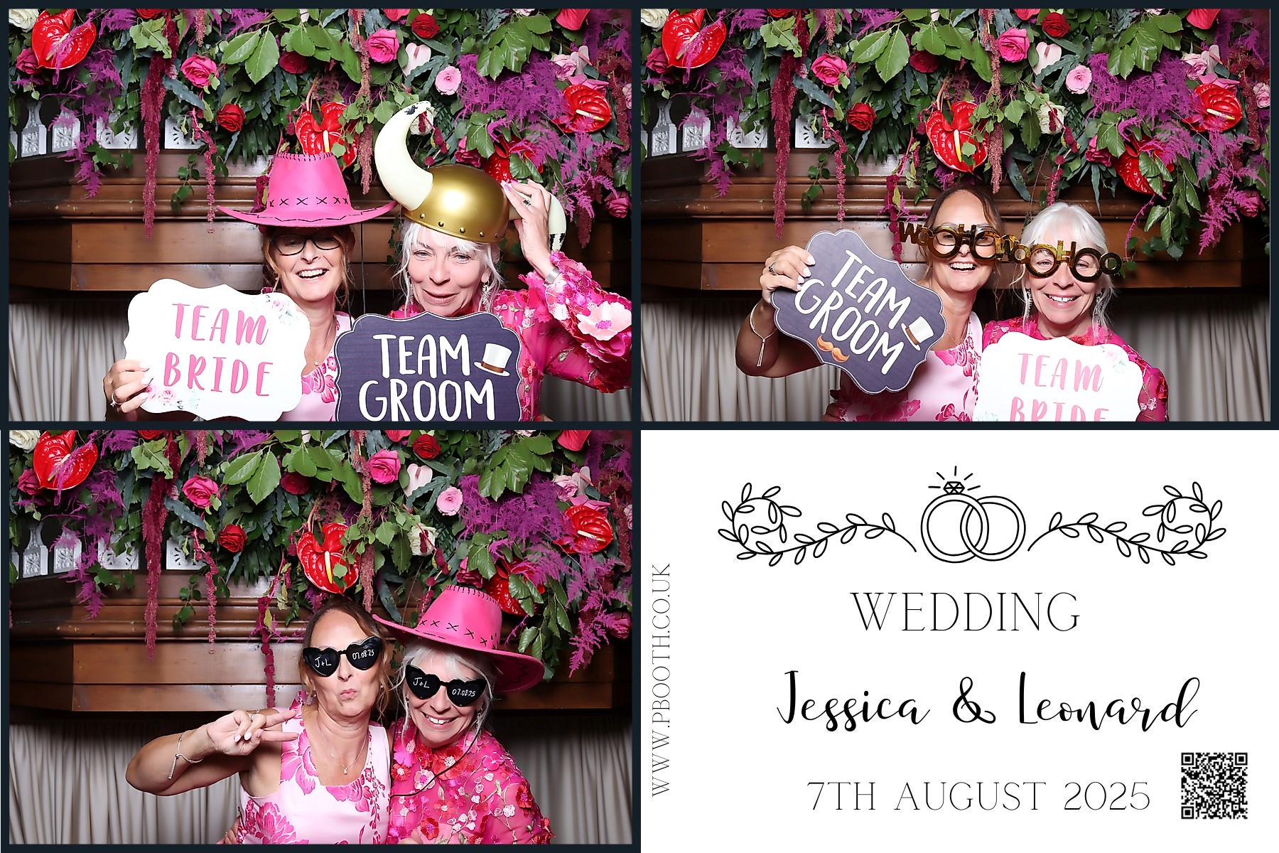 Jessica and Leonard wedding | View more photos from the event at gallery.pbooth.co.uk/u/ThePboothCompany/Jessica-and-Leonard-wedding