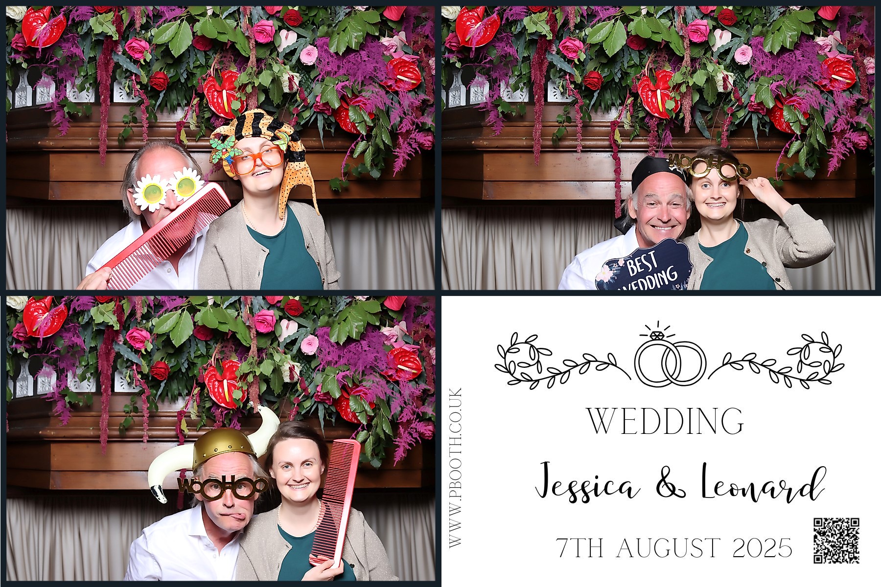 Jessica and Leonard wedding | View more photos from the event at gallery.pbooth.co.uk/u/ThePboothCompany/Jessica-and-Leonard-wedding