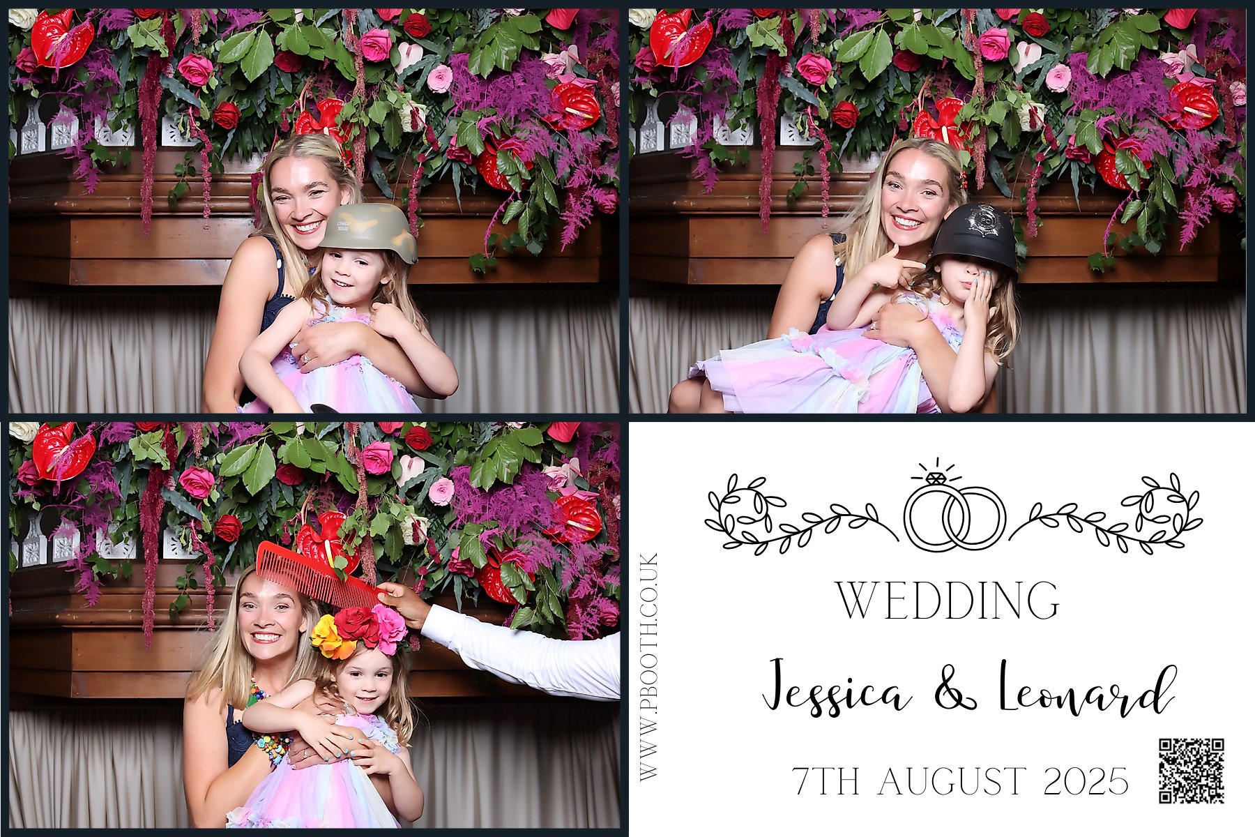 Jessica and Leonard wedding | View more photos from the event at gallery.pbooth.co.uk/u/ThePboothCompany/Jessica-and-Leonard-wedding