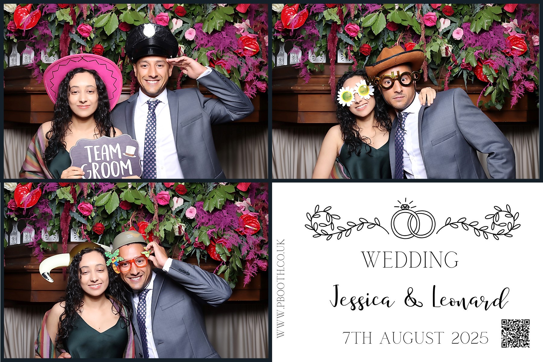 Jessica and Leonard wedding | View more photos from the event at gallery.pbooth.co.uk/u/ThePboothCompany/Jessica-and-Leonard-wedding