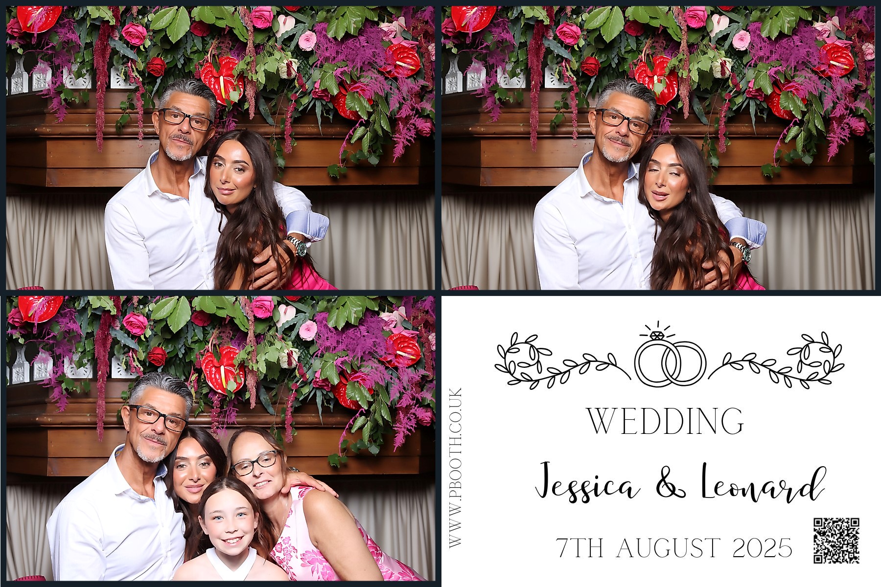 Jessica and Leonard wedding | View more photos from the event at gallery.pbooth.co.uk/u/ThePboothCompany/Jessica-and-Leonard-wedding