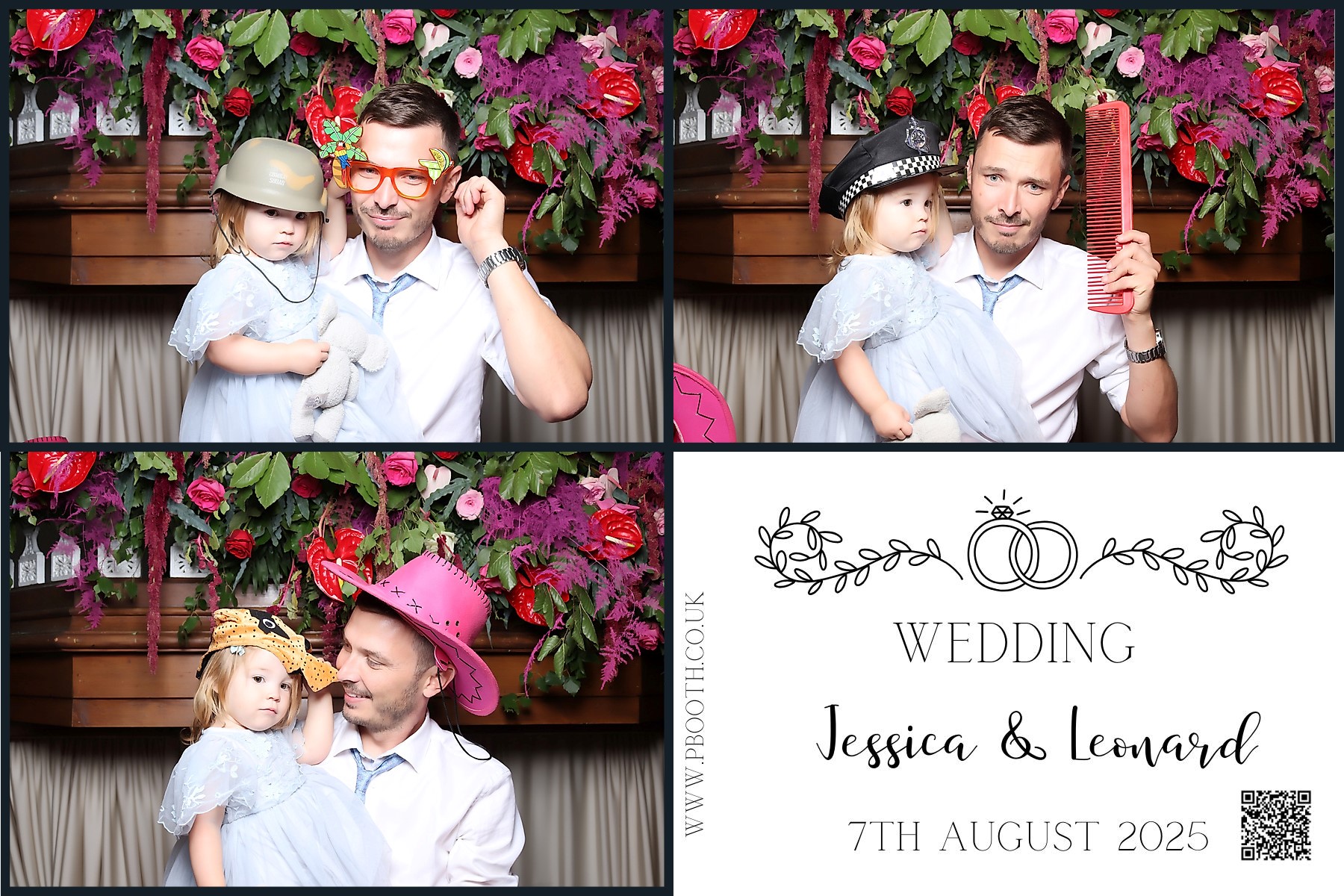 Jessica and Leonard wedding | View more photos from the event at gallery.pbooth.co.uk/u/ThePboothCompany/Jessica-and-Leonard-wedding